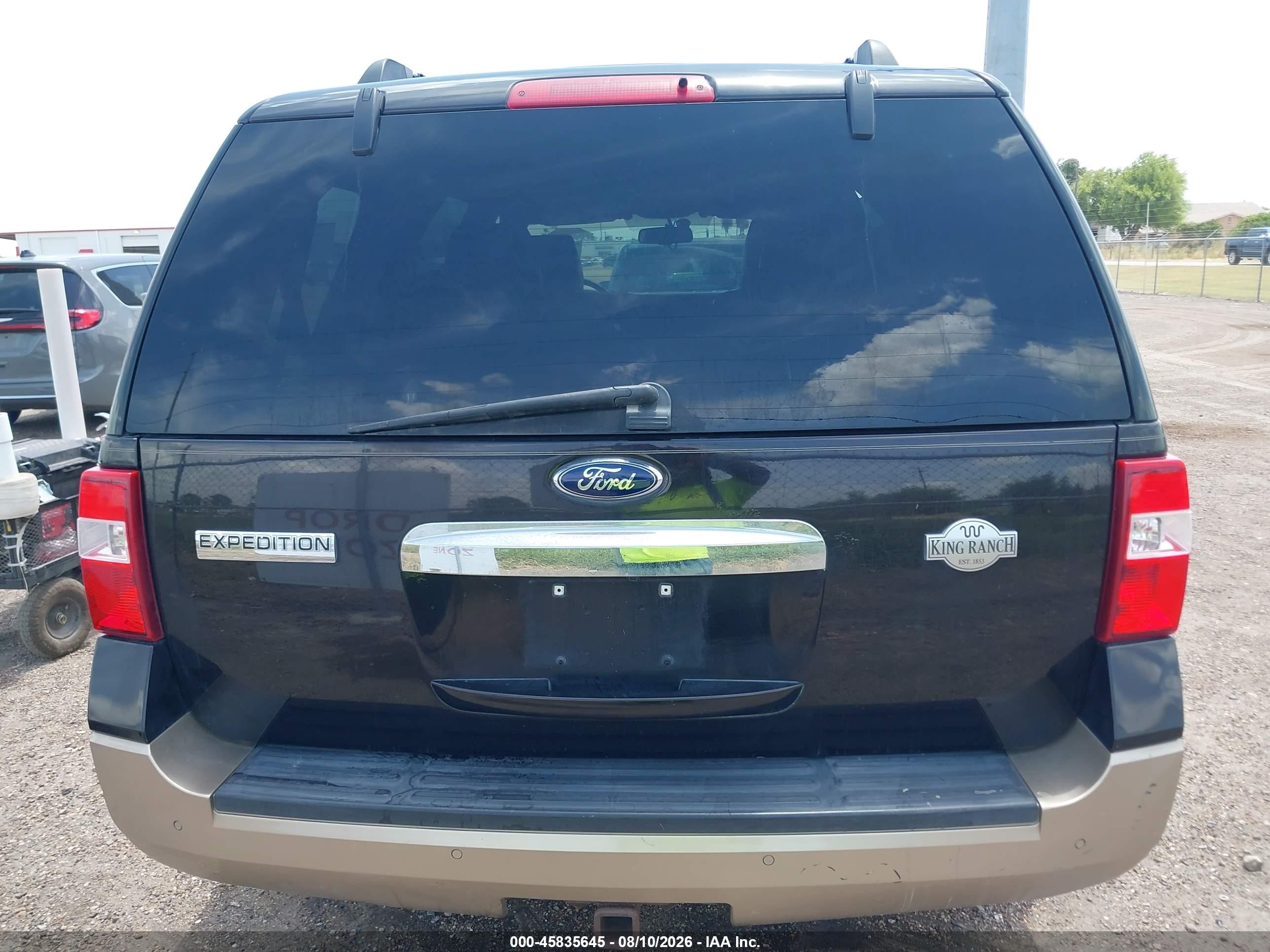 2013 Ford Expedition King Ranch Black vin: 1FMJU1H58DEF07926