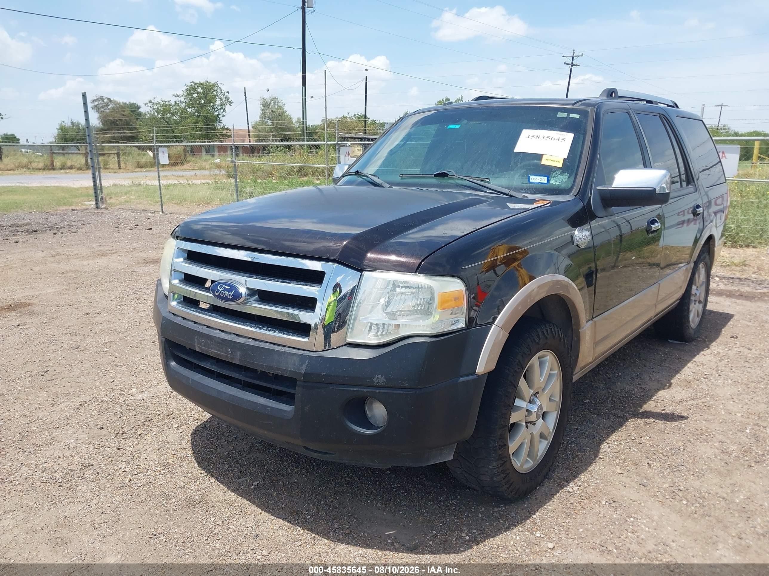 2013 Ford Expedition King Ranch Black vin: 1FMJU1H58DEF07926