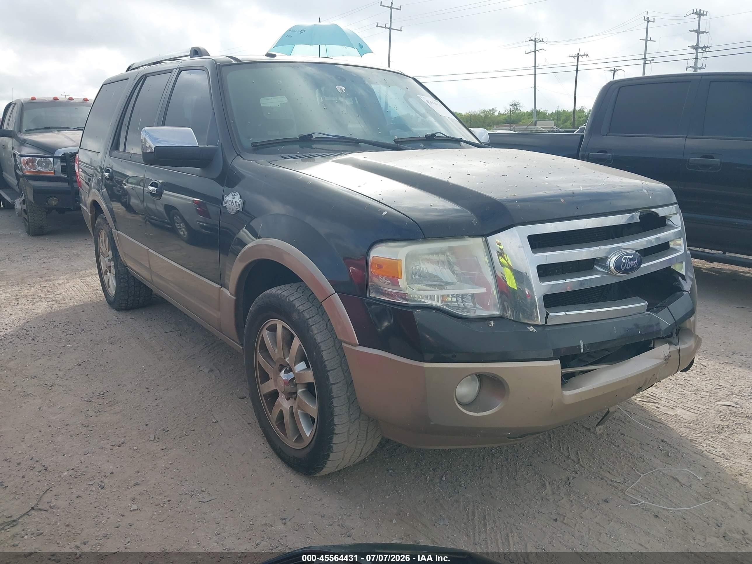 2014 Ford Expedition King Ranch Black vin: 1FMJU1H58EEF14618