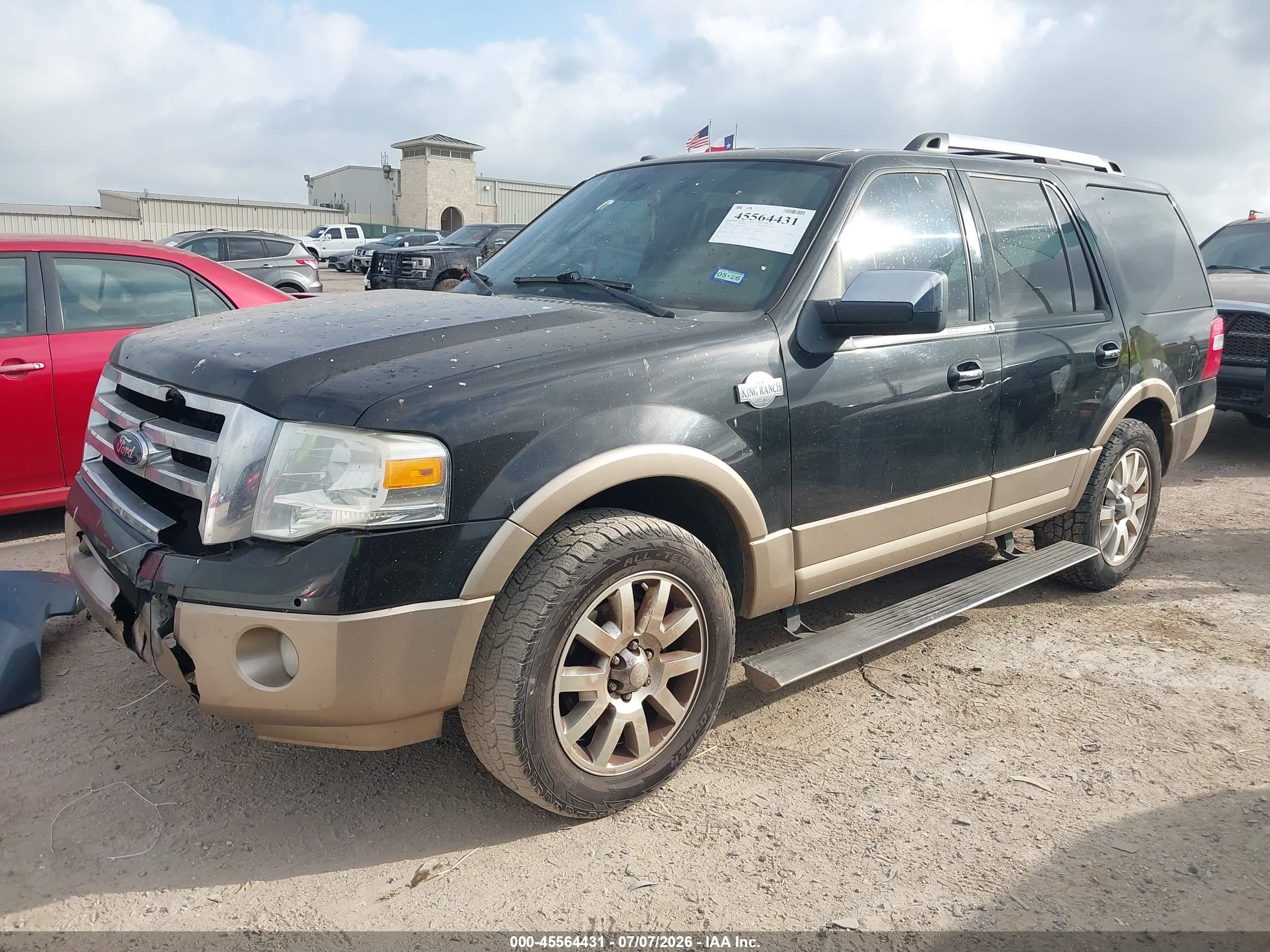 2014 Ford Expedition King Ranch Black vin: 1FMJU1H58EEF14618