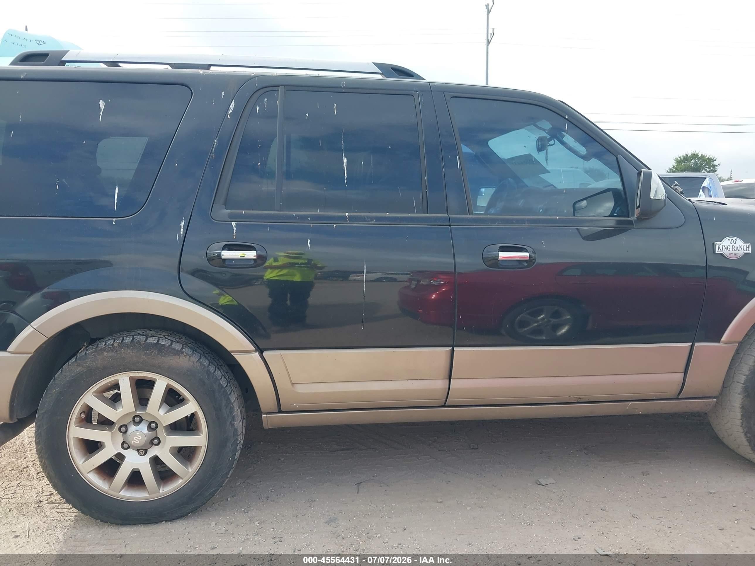 2014 Ford Expedition King Ranch Black vin: 1FMJU1H58EEF14618