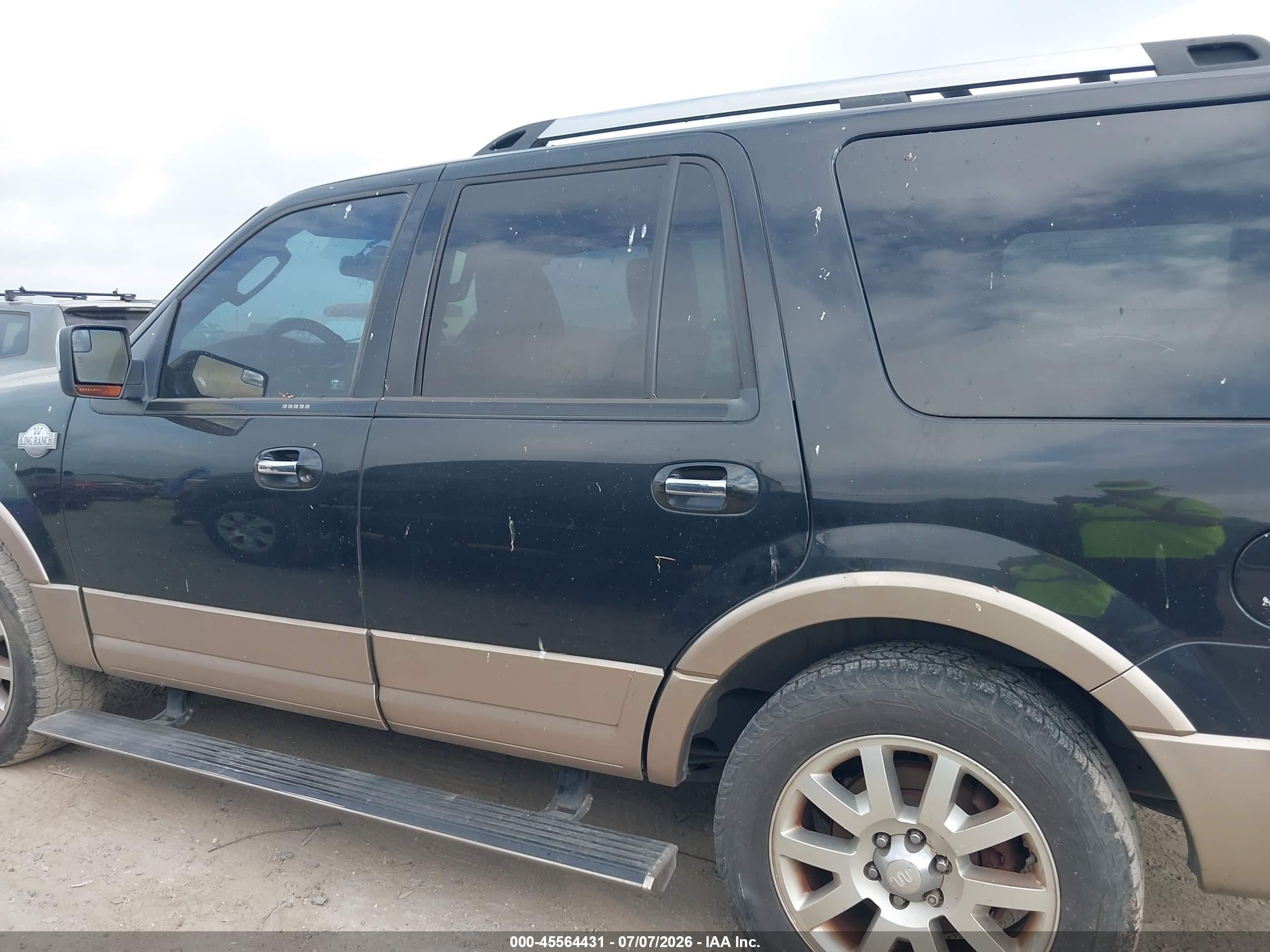 2014 Ford Expedition King Ranch Black vin: 1FMJU1H58EEF14618