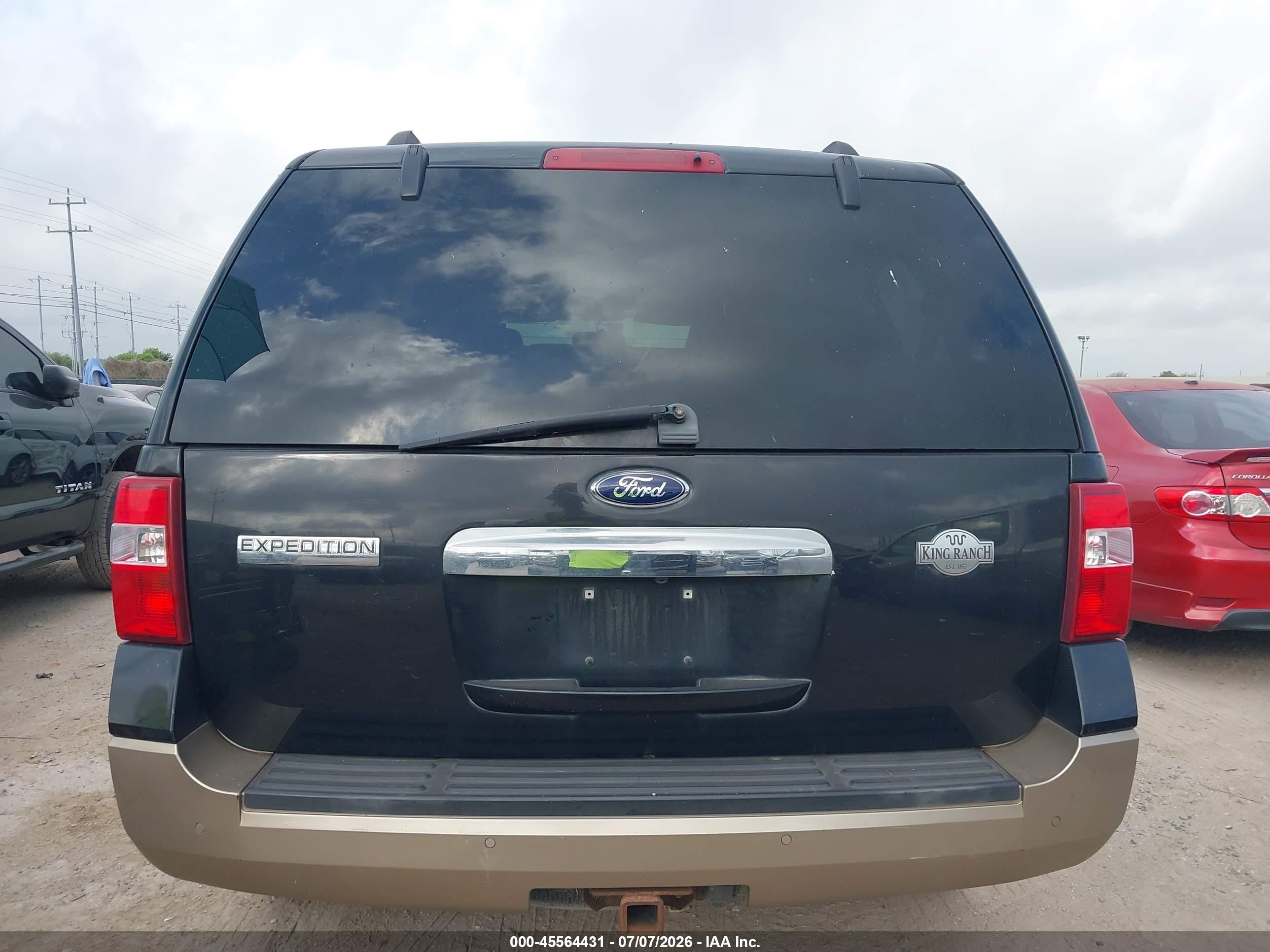 2014 Ford Expedition King Ranch Black vin: 1FMJU1H58EEF14618