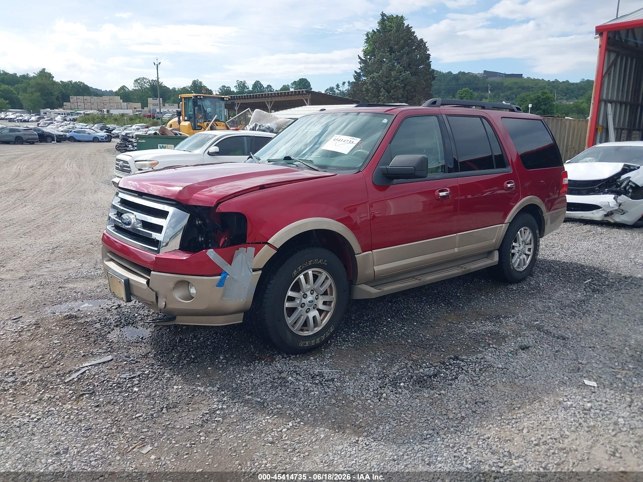 2014 Ford Expedition King Ranch/xlt Red vin: 1FMJU1H58EEF61762