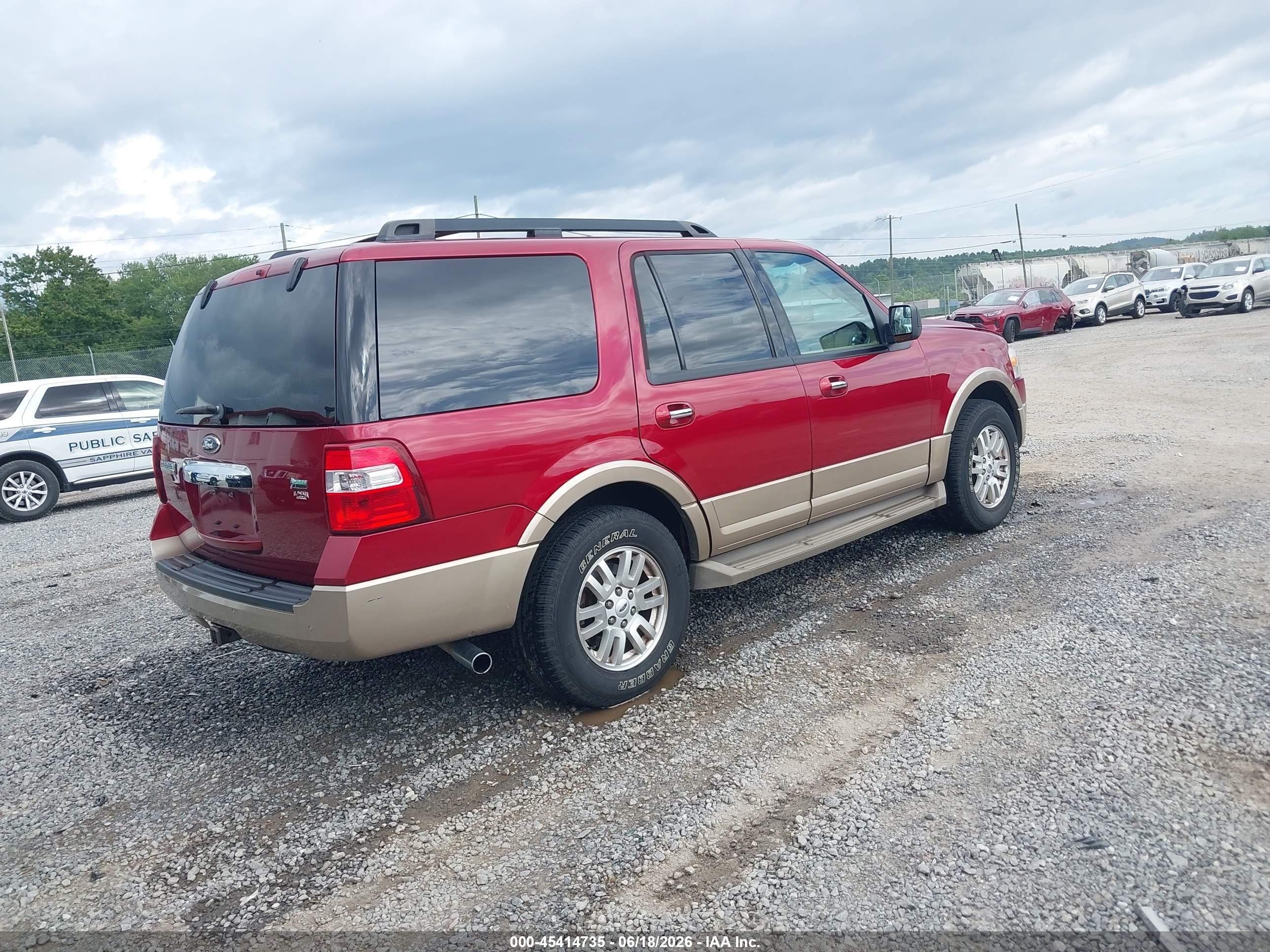 2014 Ford Expedition King Ranch/xlt Red vin: 1FMJU1H58EEF61762