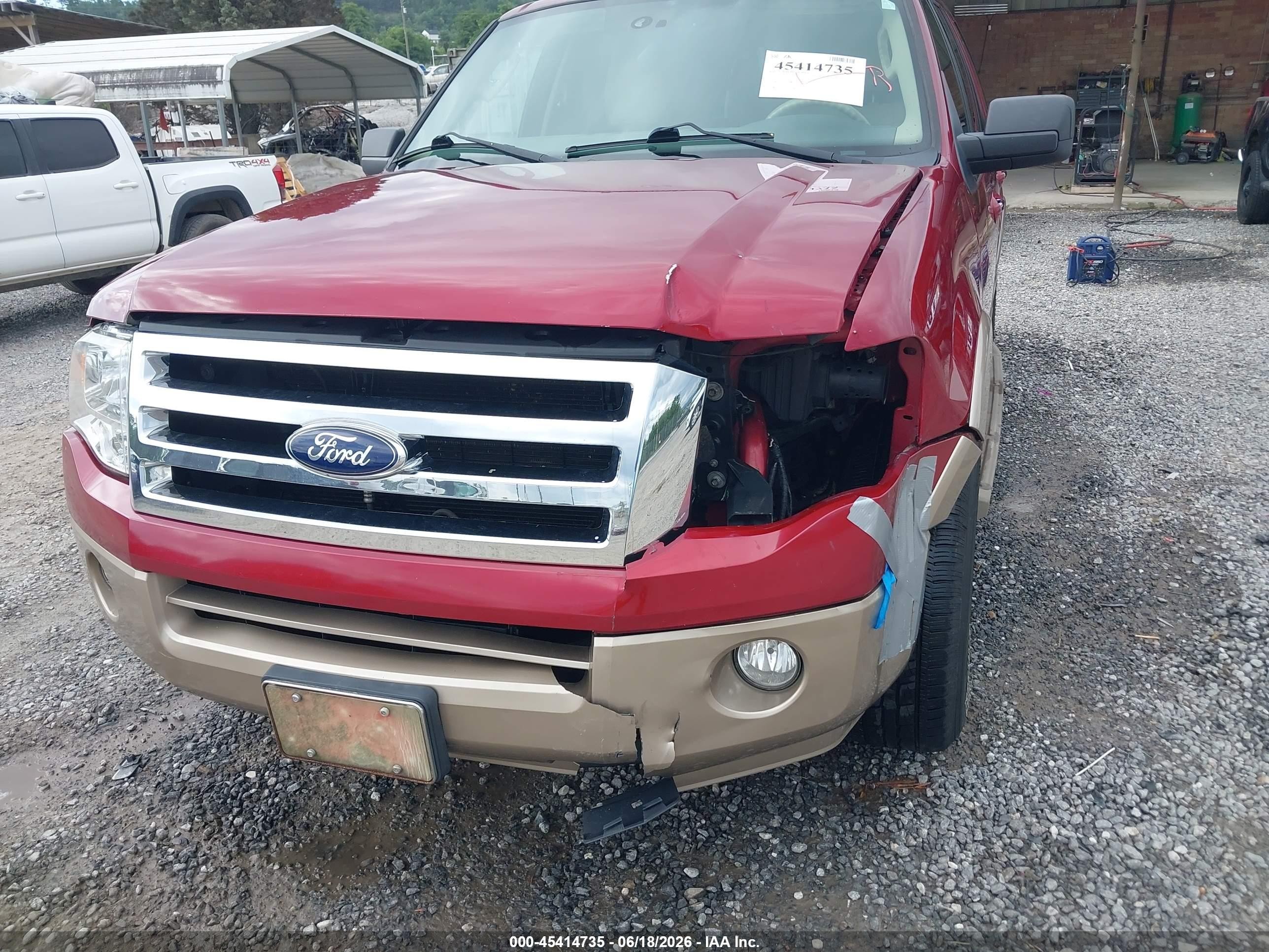 2014 Ford Expedition King Ranch/xlt Red vin: 1FMJU1H58EEF61762