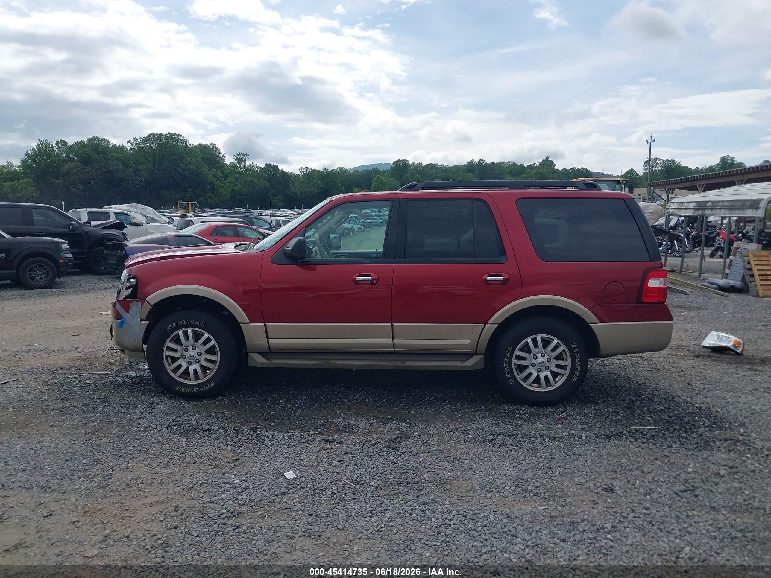 2014 Ford Expedition King Ranch/xlt Red vin: 1FMJU1H58EEF61762