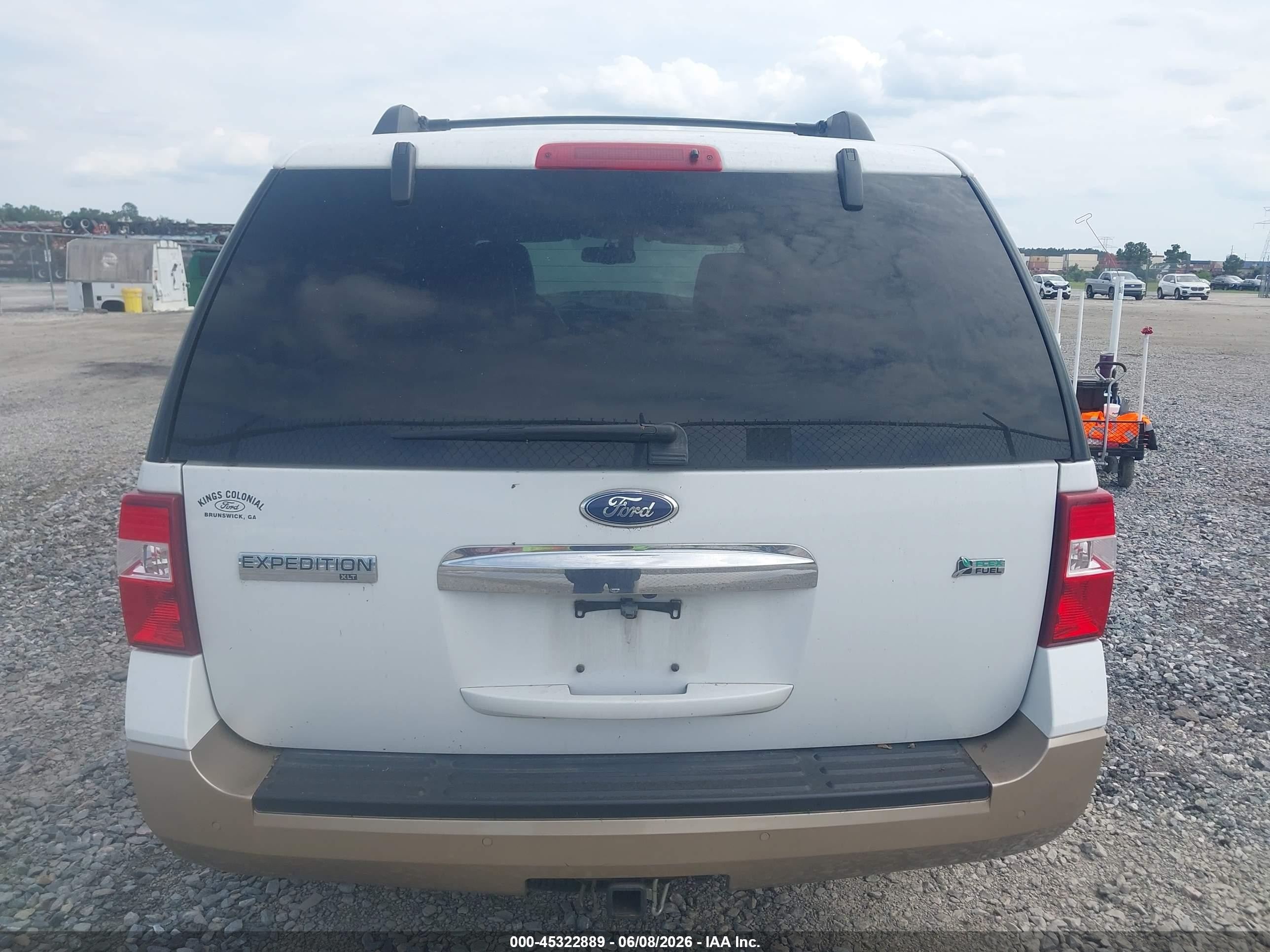 2013 Ford Expedition Xlt White vin: 1FMJU1H59DEF42894