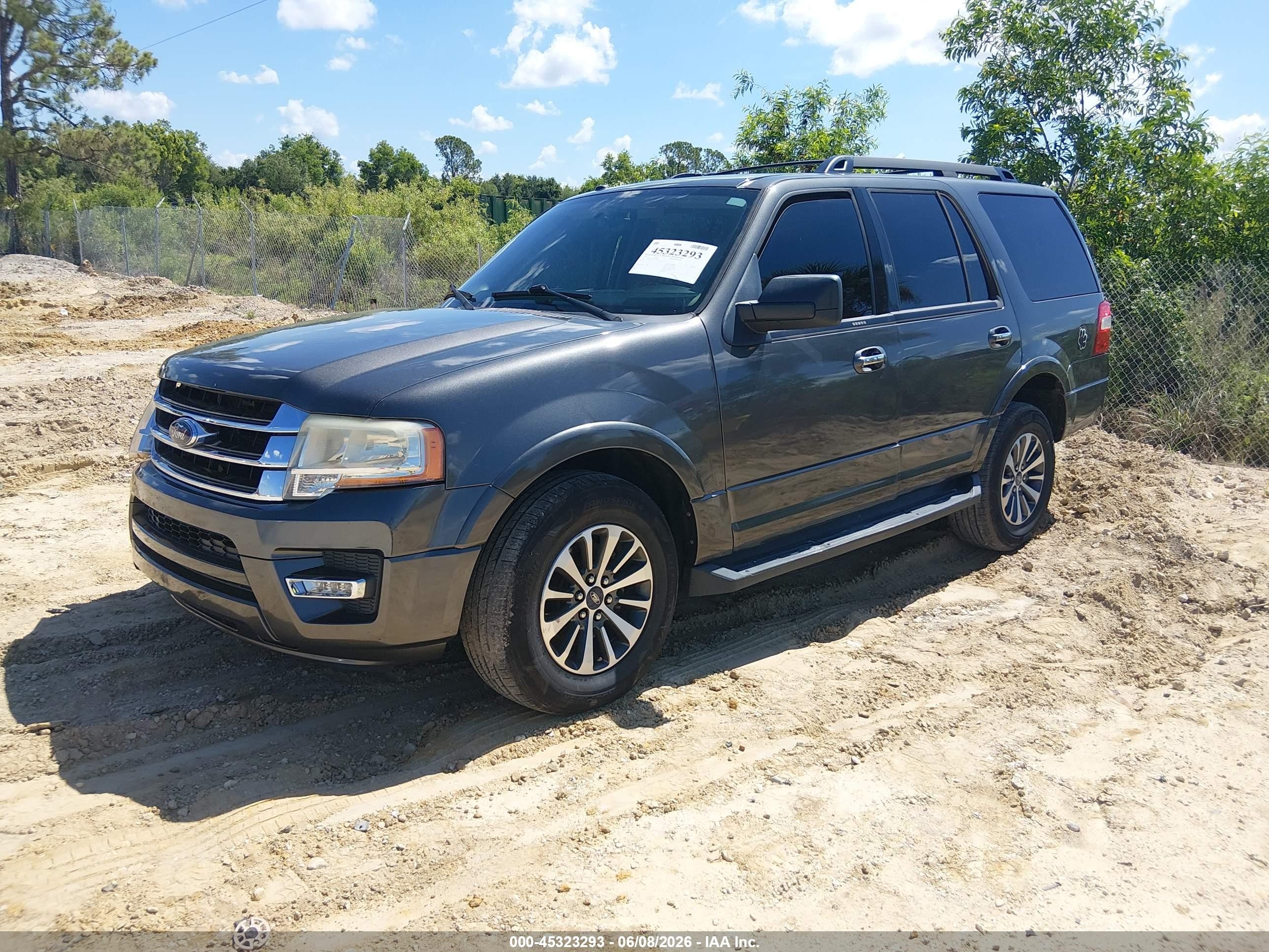2015 Ford Expedition Xlt Черный vin: 1FMJU1HT0FEF00244