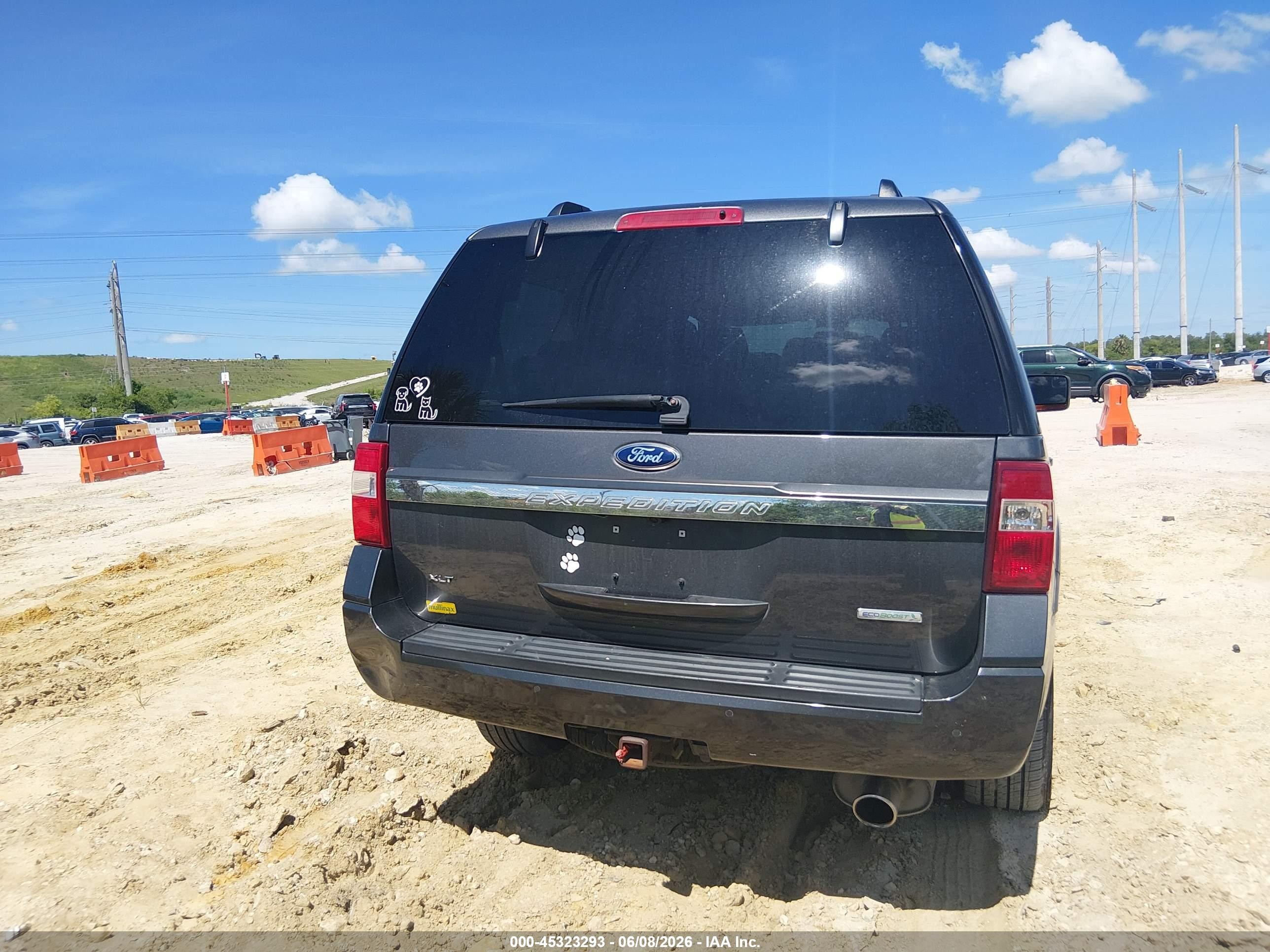 2015 Ford Expedition Xlt Черный vin: 1FMJU1HT0FEF00244