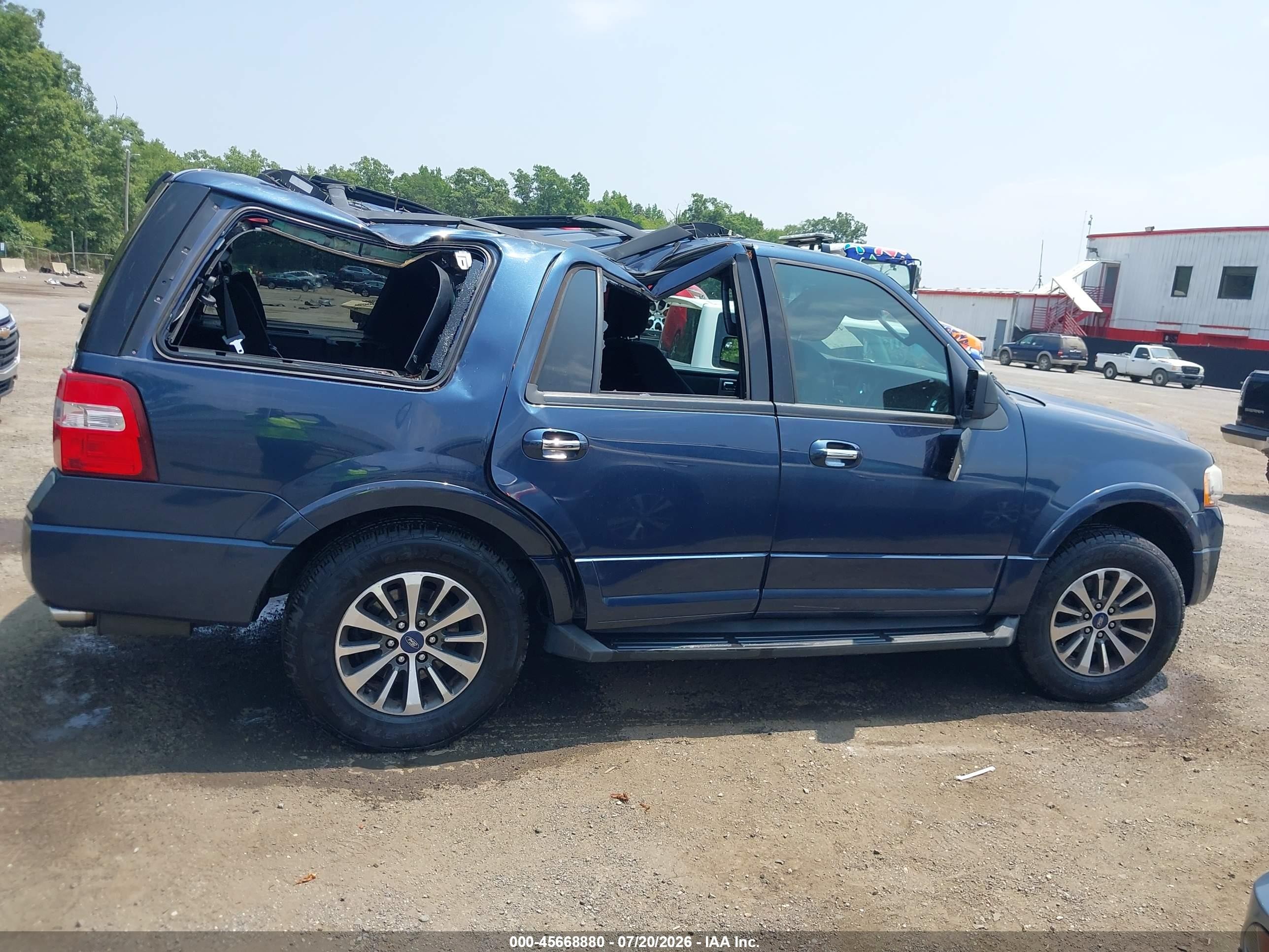 2015 Ford Expedition Xlt Blue vin: 1FMJU1HT4FEF49432