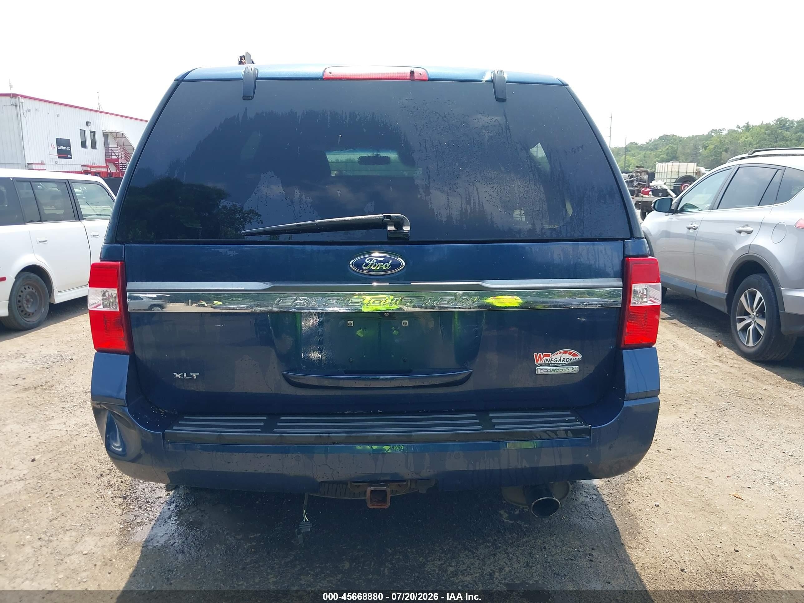 2015 Ford Expedition Xlt Blue vin: 1FMJU1HT4FEF49432