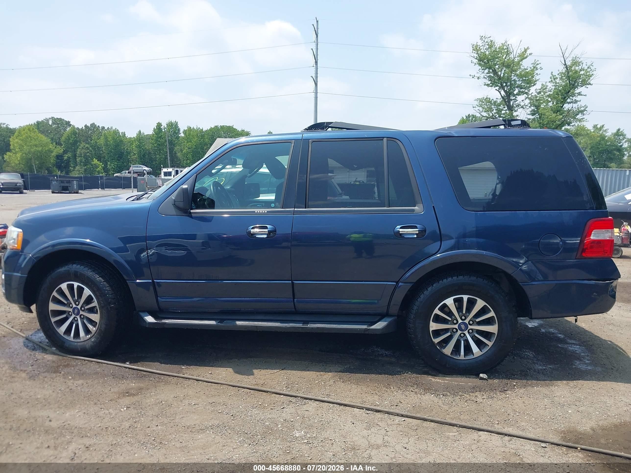 2015 Ford Expedition Xlt Blue vin: 1FMJU1HT4FEF49432