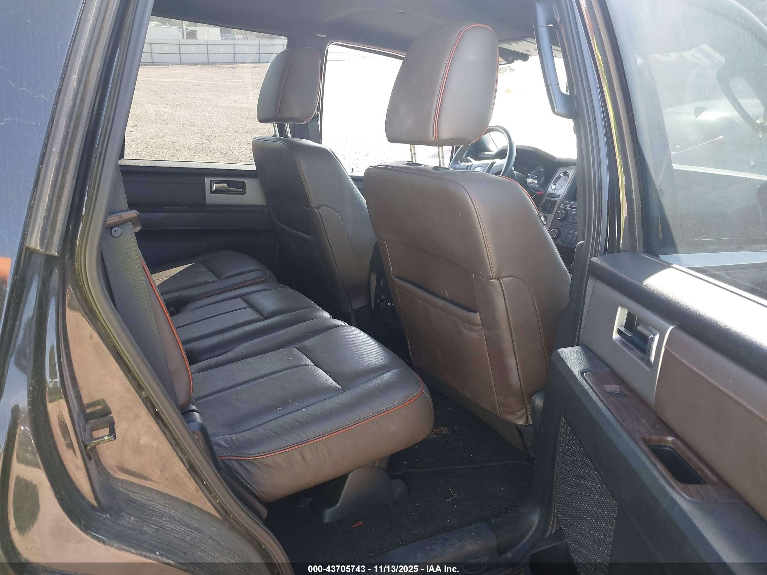 2015 Ford Expedition King Ranch Black vin: 1FMJU1HT5FEF37788