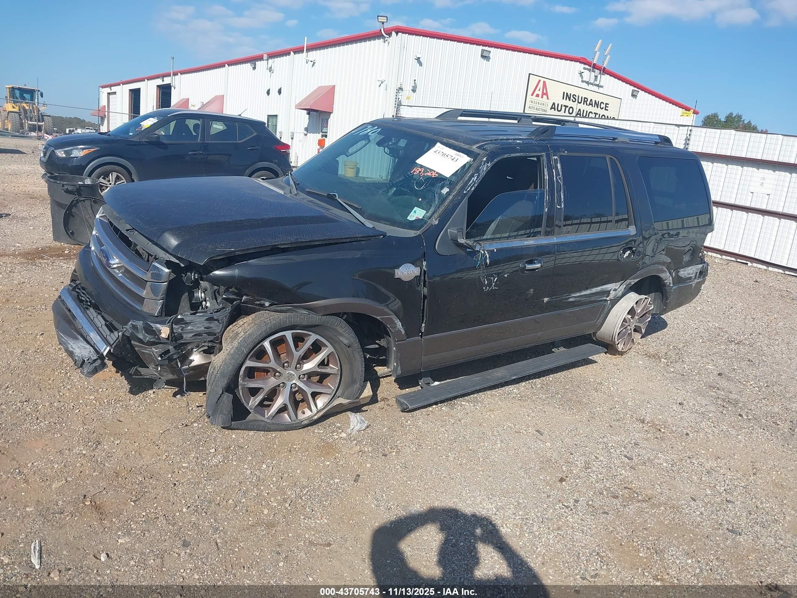 2015 Ford Expedition King Ranch Black vin: 1FMJU1HT5FEF37788