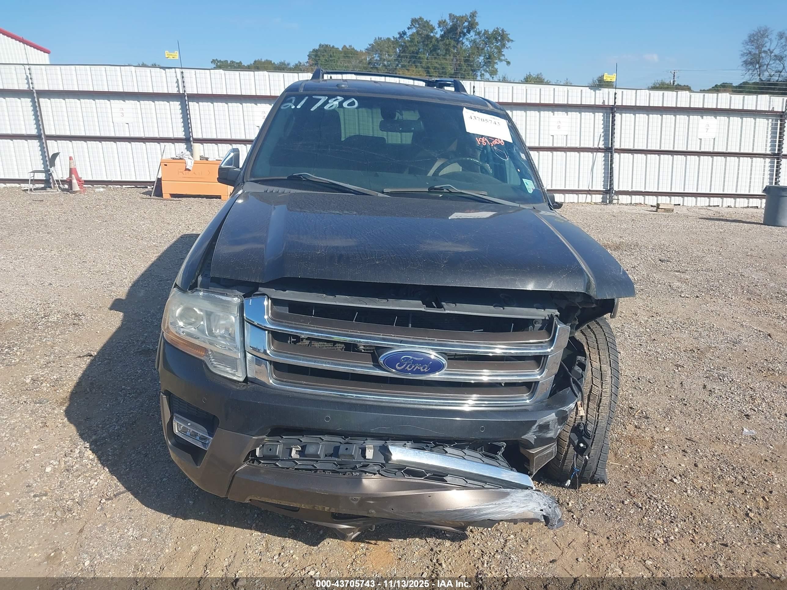 2015 Ford Expedition King Ranch Black vin: 1FMJU1HT5FEF37788