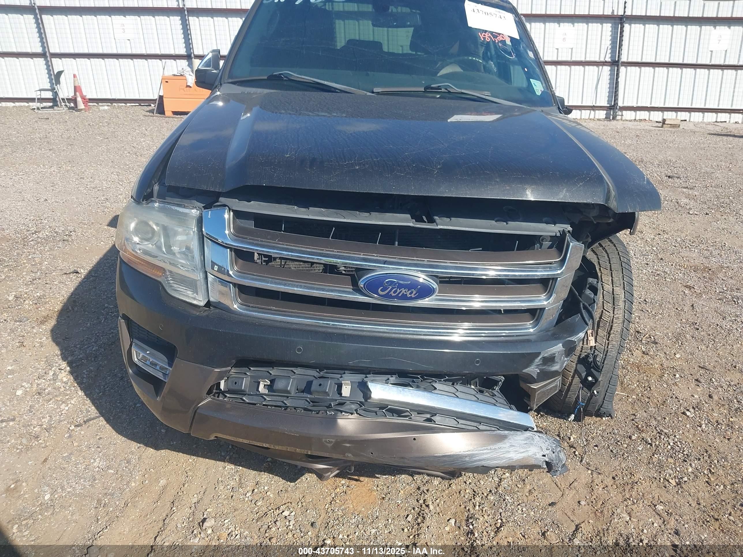 2015 Ford Expedition King Ranch Black vin: 1FMJU1HT5FEF37788