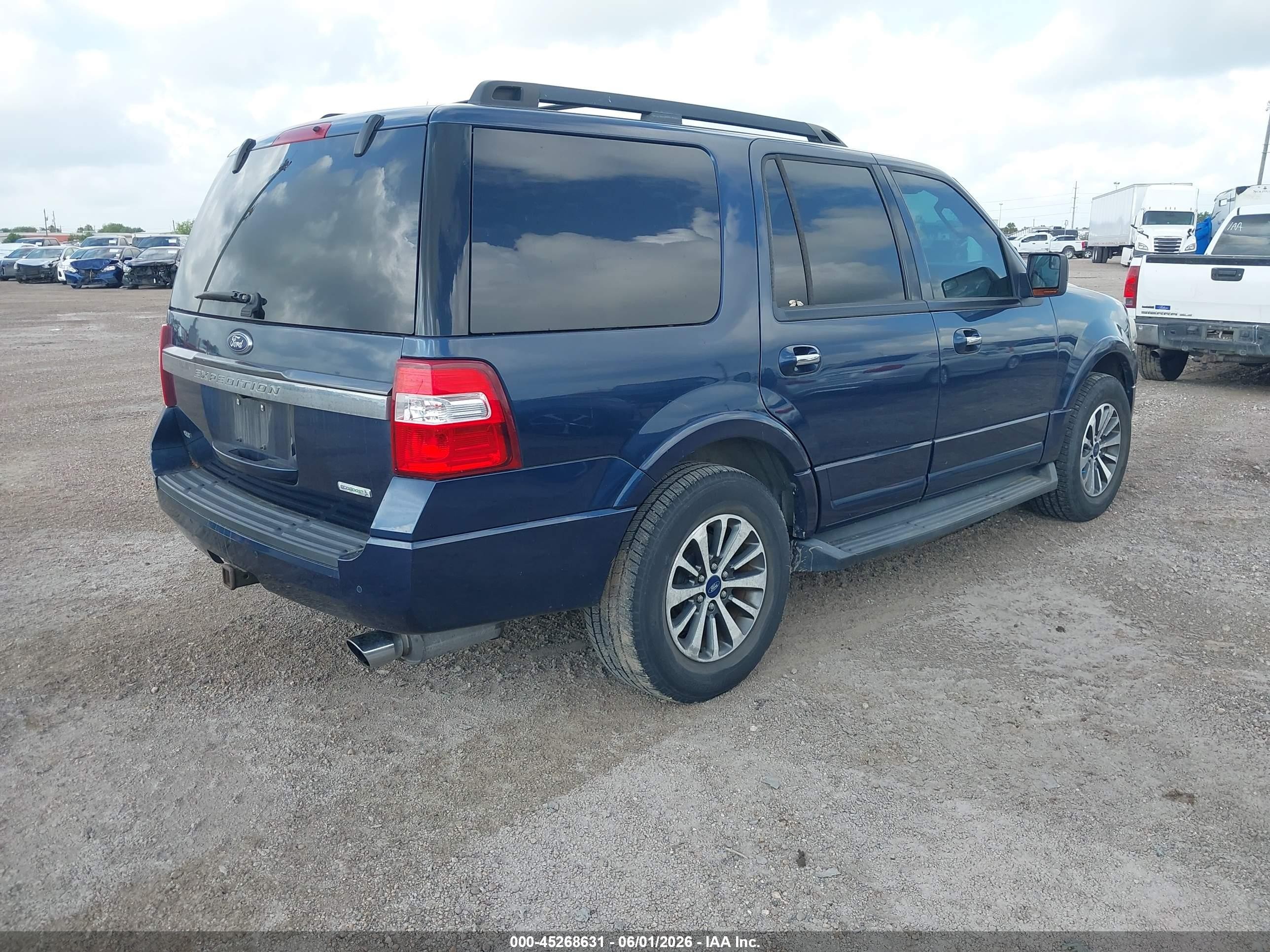 2015 Ford Expedition Xlt Blue vin: 1FMJU1HT6FEF08512