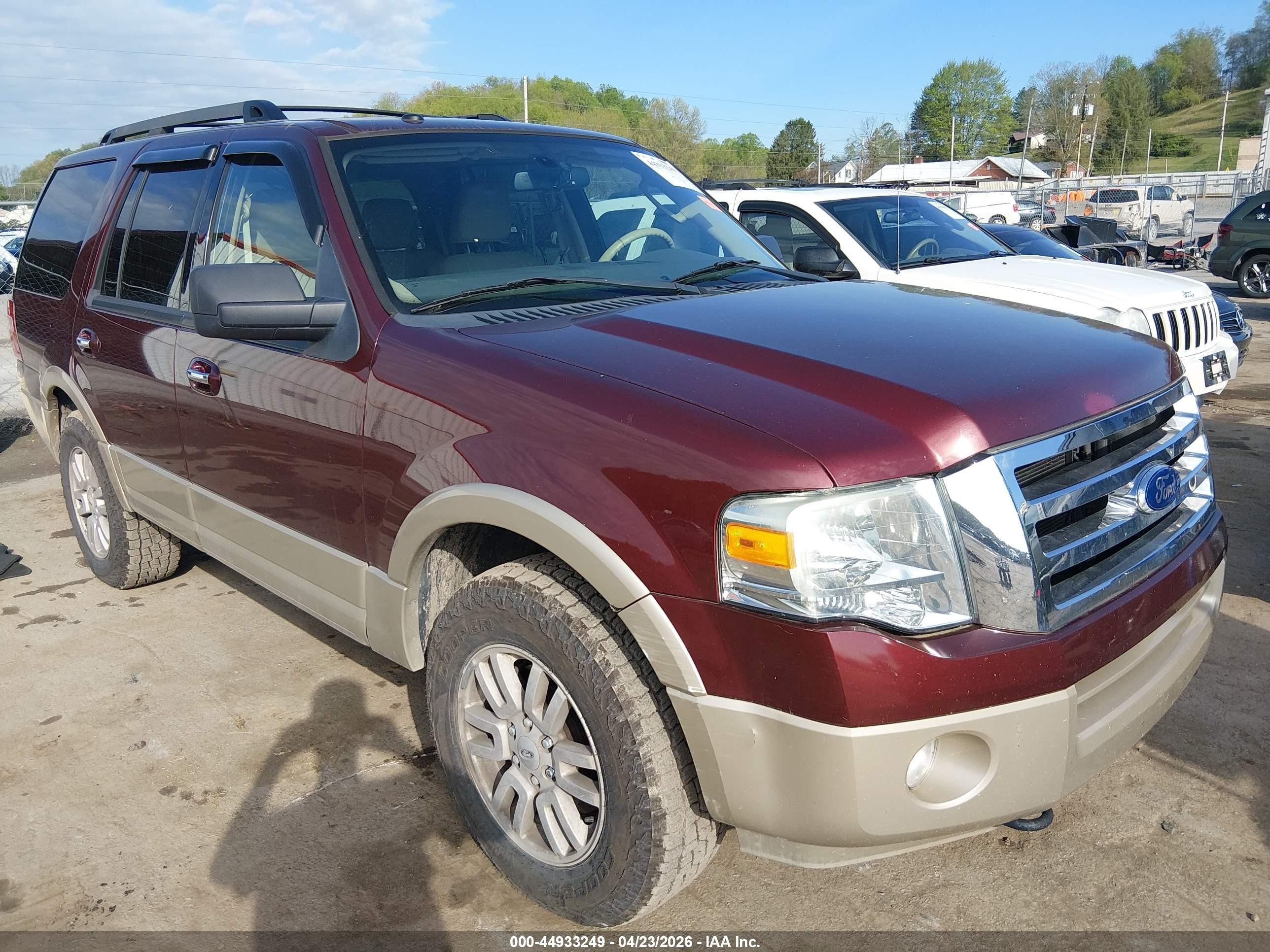 2010 Ford Expedition Eddie Bauer/king Ranch Maroon vin: 1FMJU1J50AEB59156