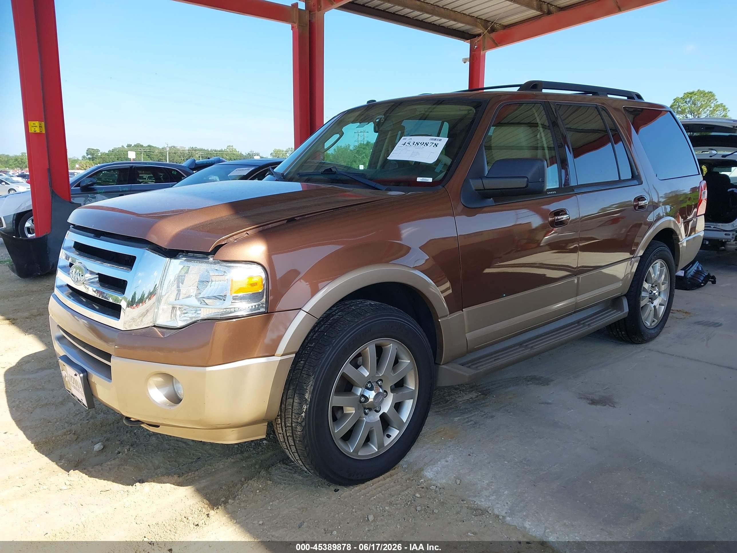 2011 Ford Expedition Xlt Brown vin: 1FMJU1J50BEF54939
