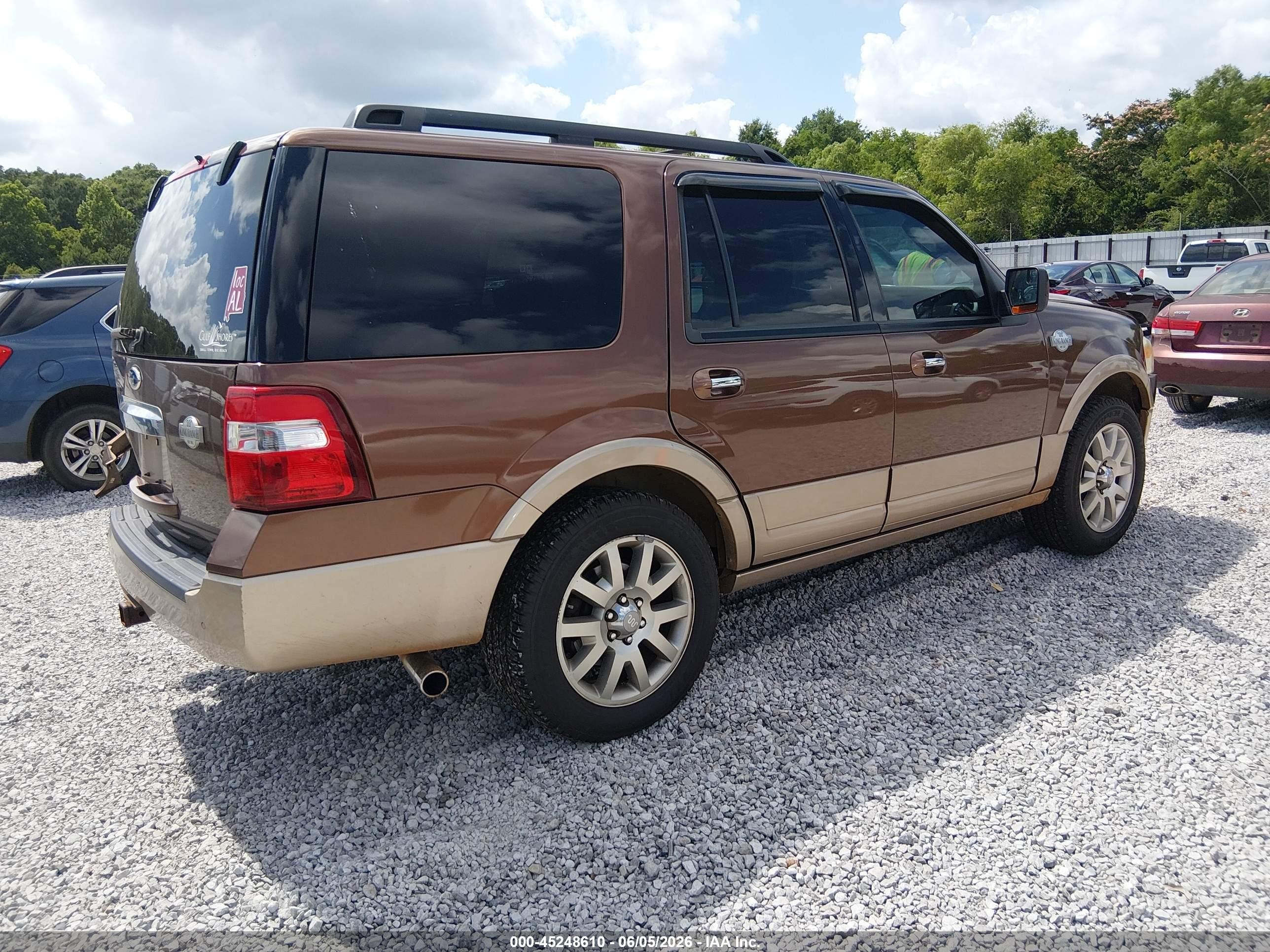 2012 Ford Expedition King Ranch Brown vin: 1FMJU1J51CEF54059