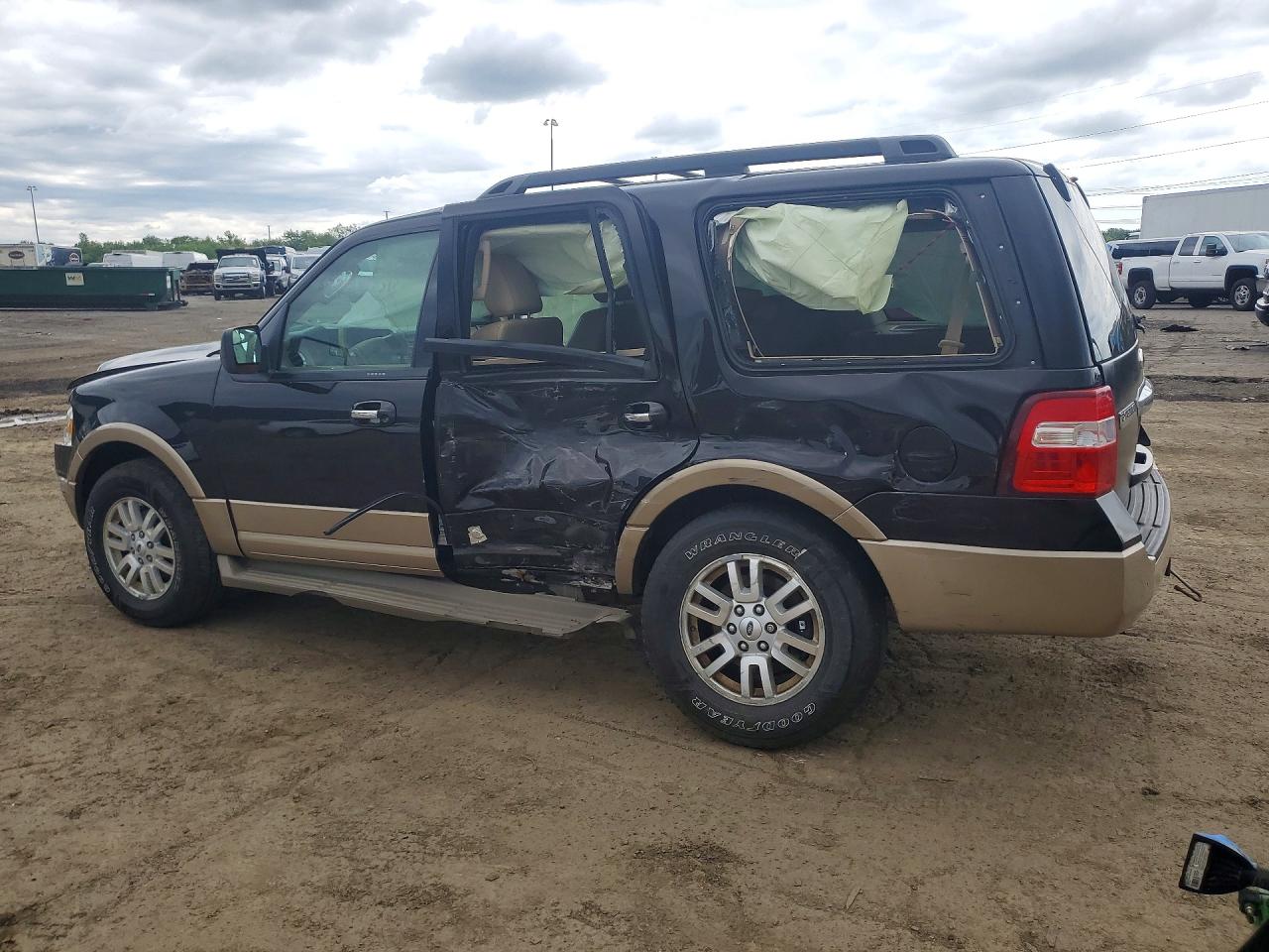 2013 Ford Expedition Xlt Black vin: 1FMJU1J51DEF05641