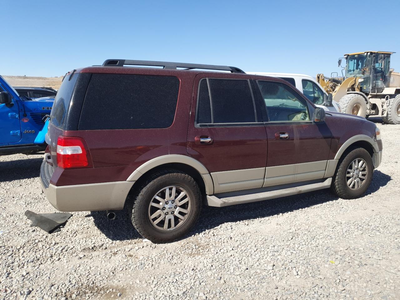 2010 Ford Expedition Eddie Bauer Burgundy vin: 1FMJU1J54AEB19291
