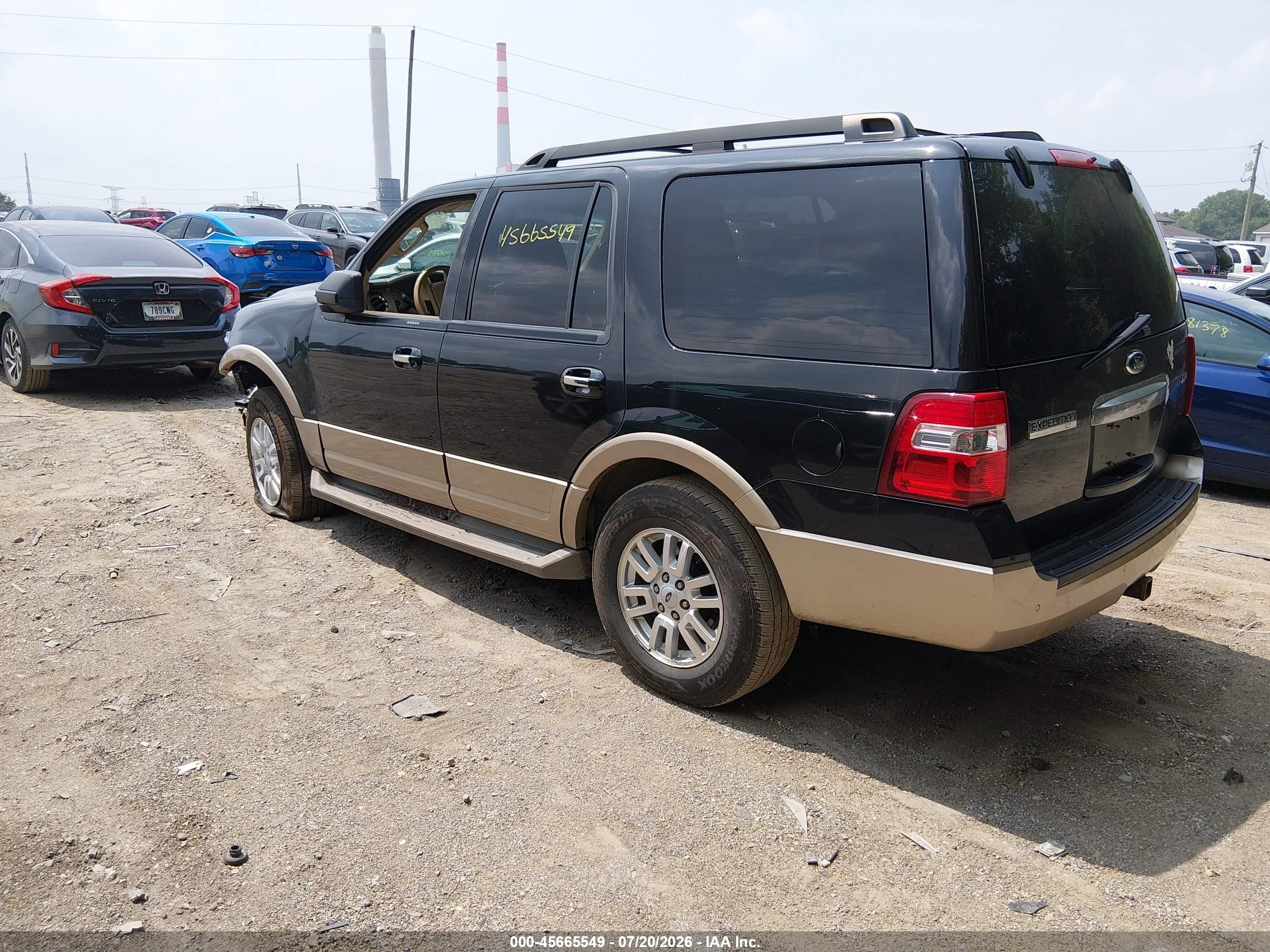 2012 Ford Expedition Xlt Черный vin: 1FMJU1J55CEF47972