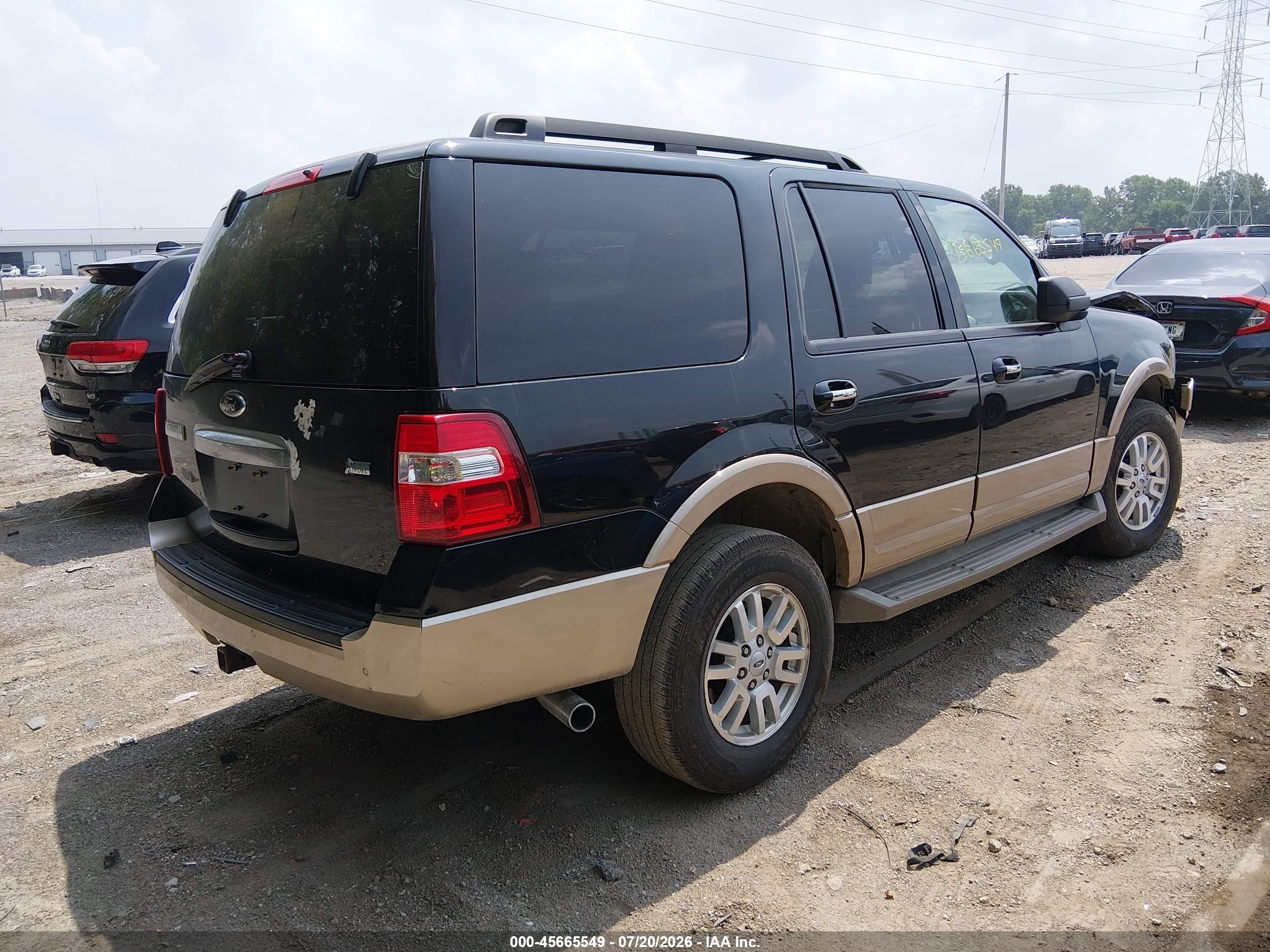 2012 Ford Expedition Xlt Черный vin: 1FMJU1J55CEF47972