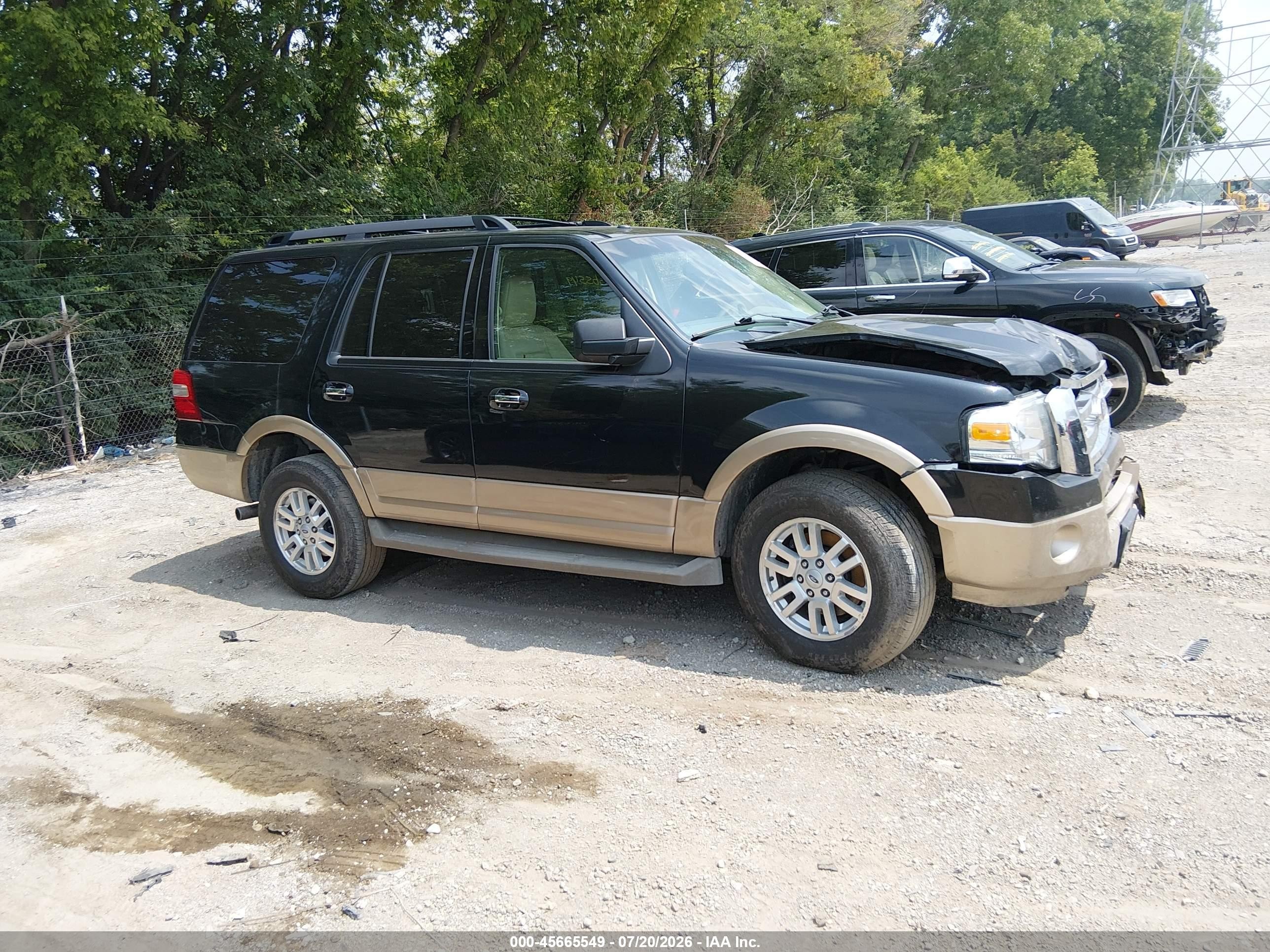 2012 Ford Expedition Xlt Черный vin: 1FMJU1J55CEF47972