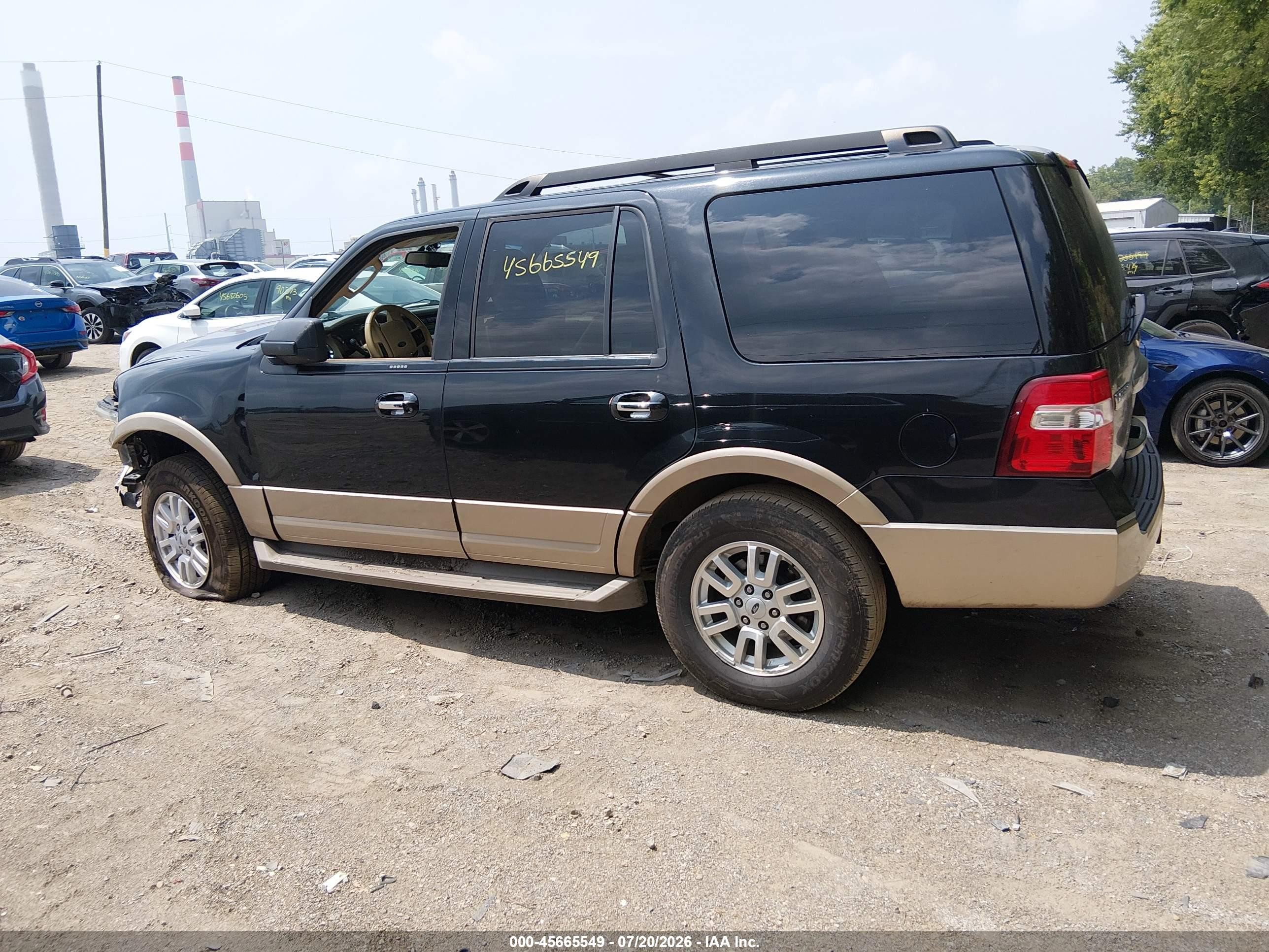 2012 Ford Expedition Xlt Черный vin: 1FMJU1J55CEF47972
