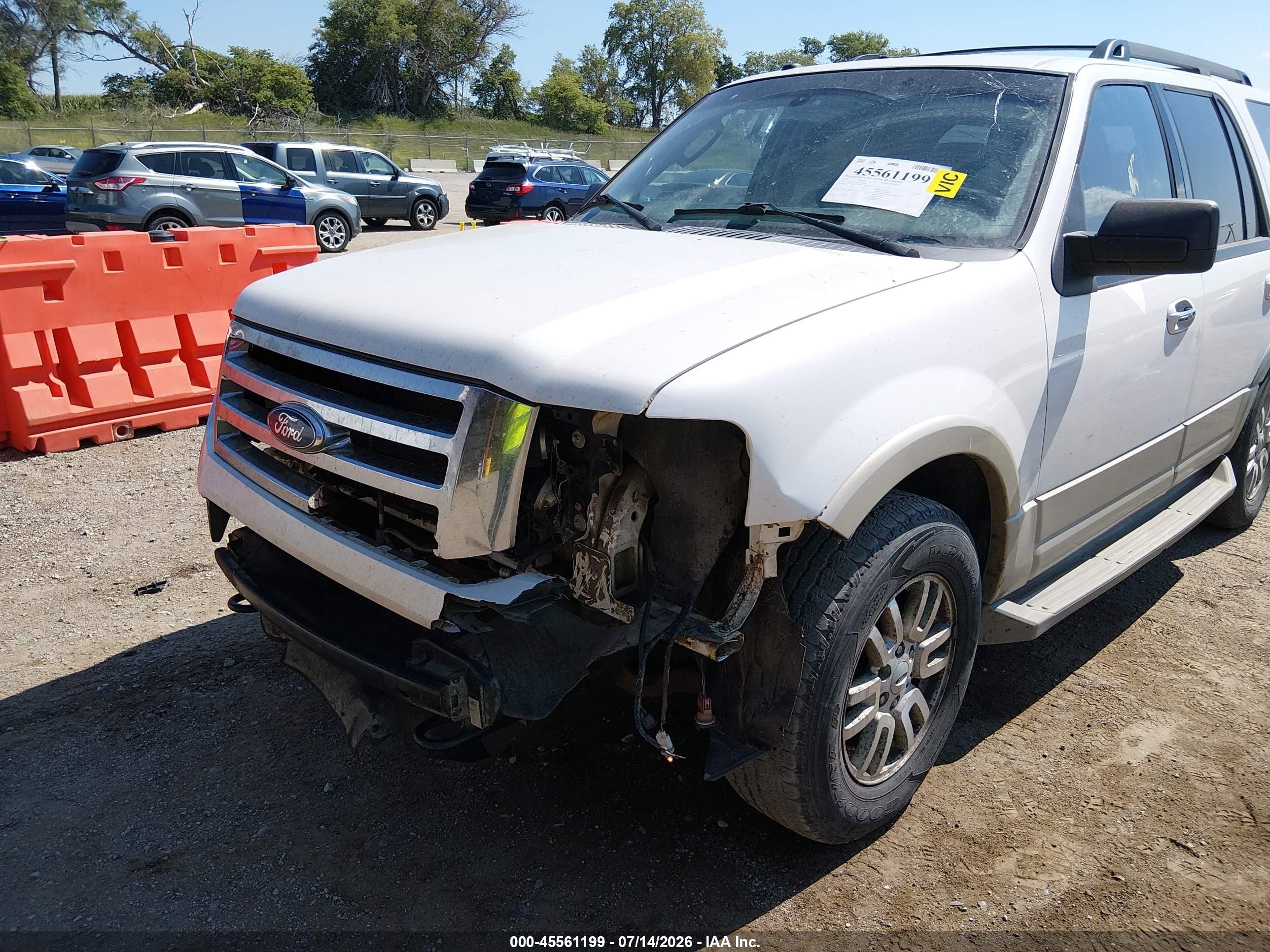 2010 Ford Expedition Eddie Bauer/king Ranch White vin: 1FMJU1J57AEB51328