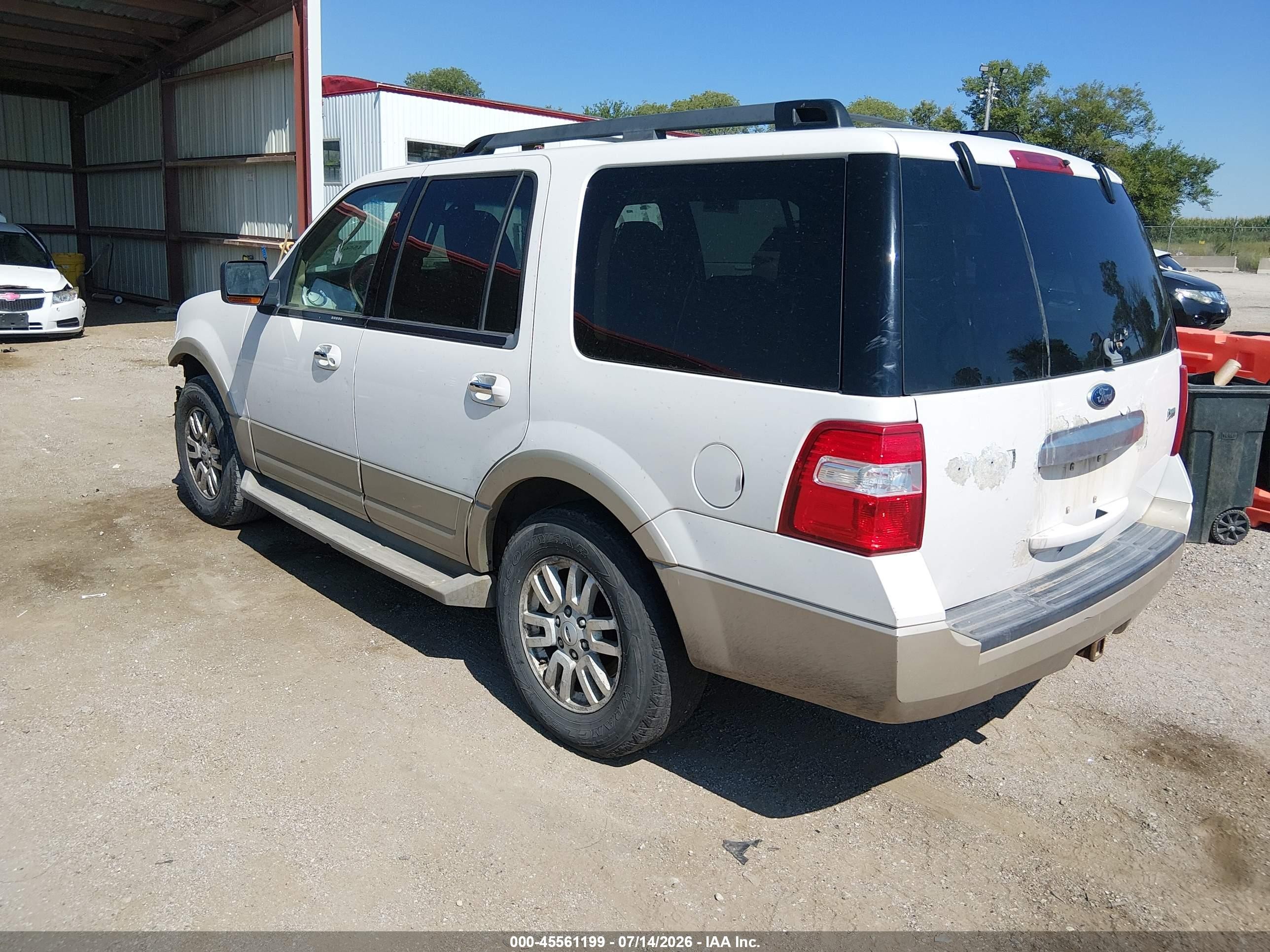 2010 Ford Expedition Eddie Bauer/king Ranch White vin: 1FMJU1J57AEB51328