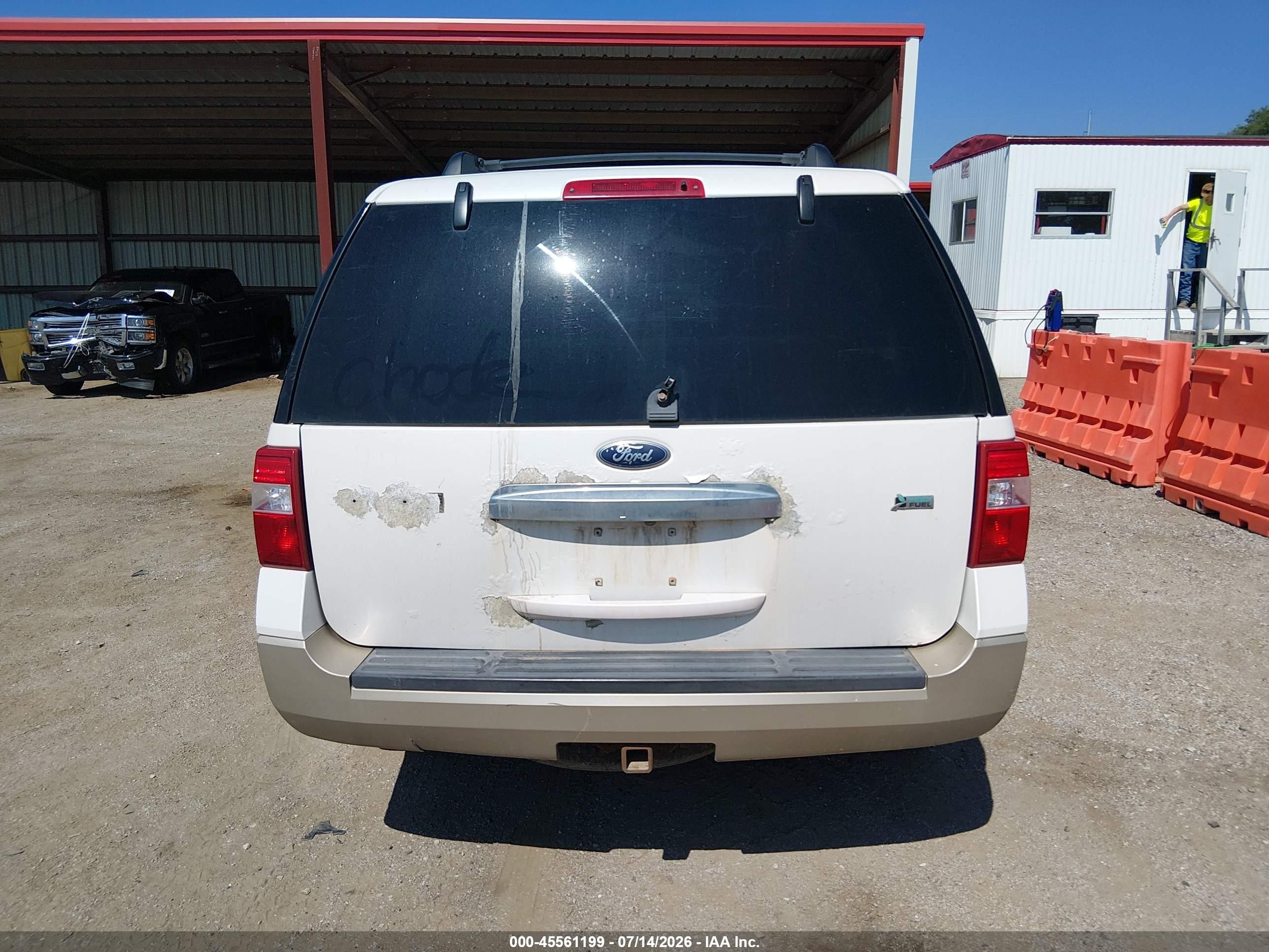 2010 Ford Expedition Eddie Bauer/king Ranch White vin: 1FMJU1J57AEB51328