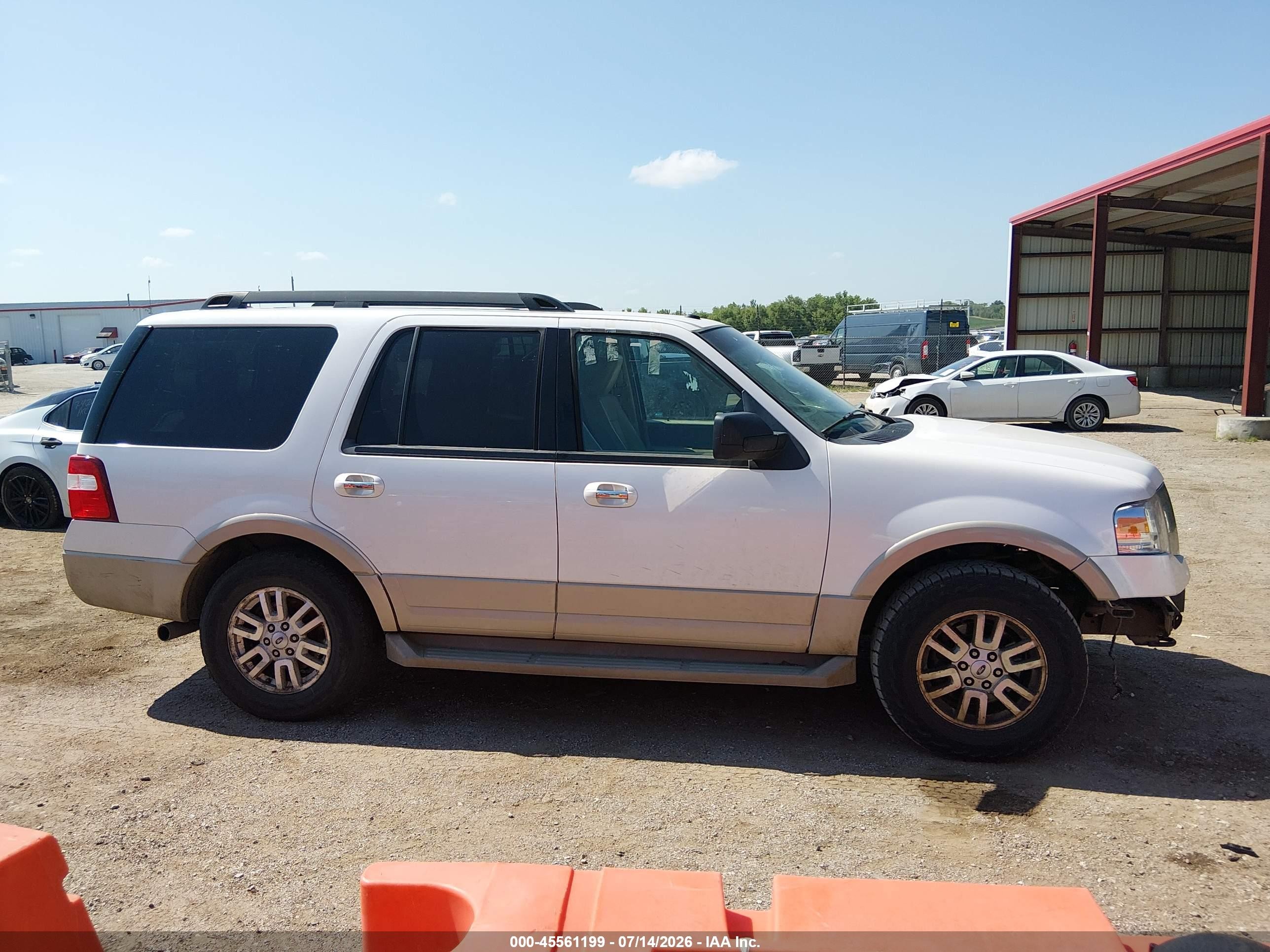2010 Ford Expedition Eddie Bauer/king Ranch White vin: 1FMJU1J57AEB51328