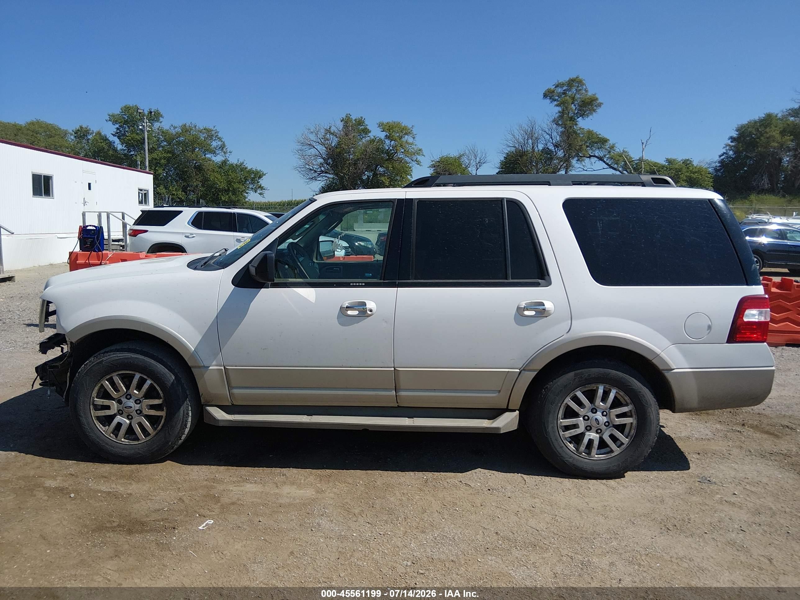 2010 Ford Expedition Eddie Bauer/king Ranch White vin: 1FMJU1J57AEB51328