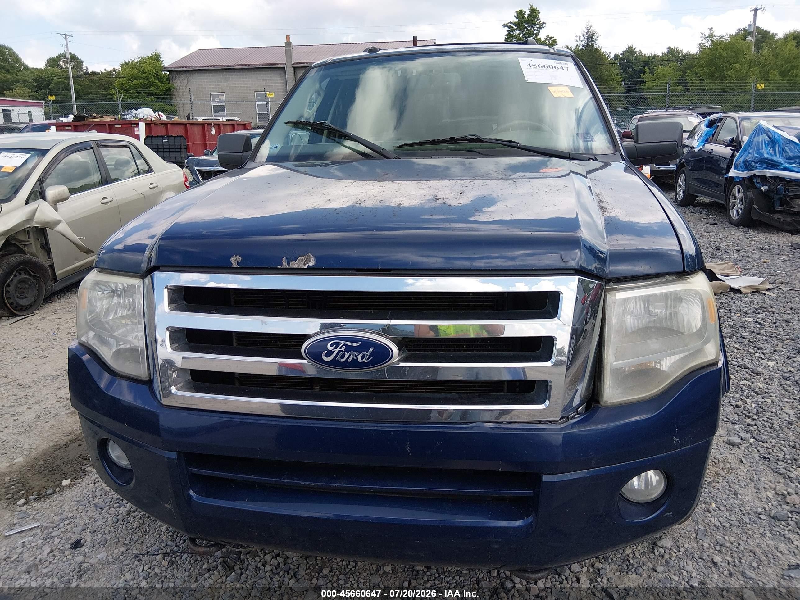 2011 Ford Expedition Xlt Blue vin: 1FMJU1J57BEF05320