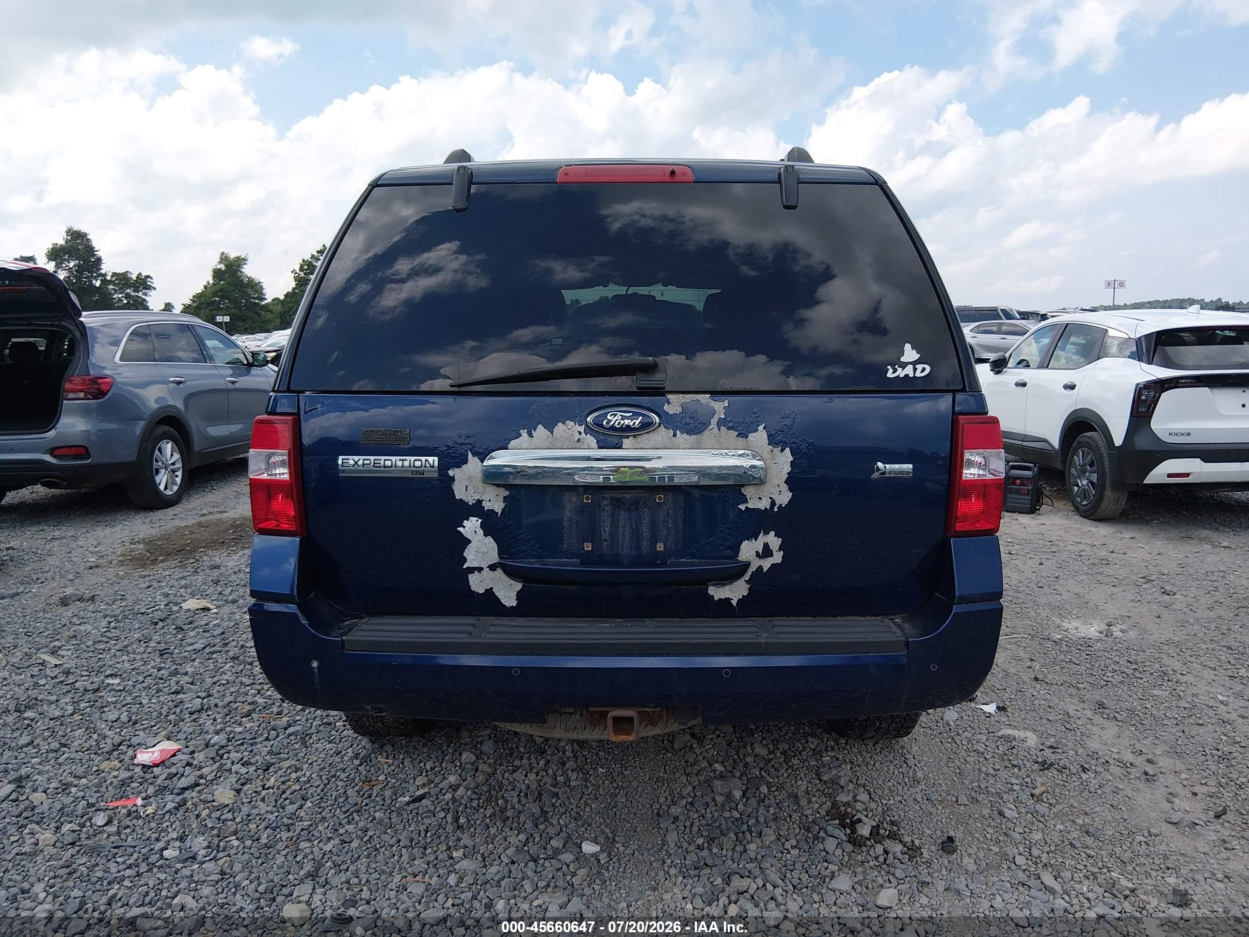 2011 Ford Expedition Xlt Blue vin: 1FMJU1J57BEF05320