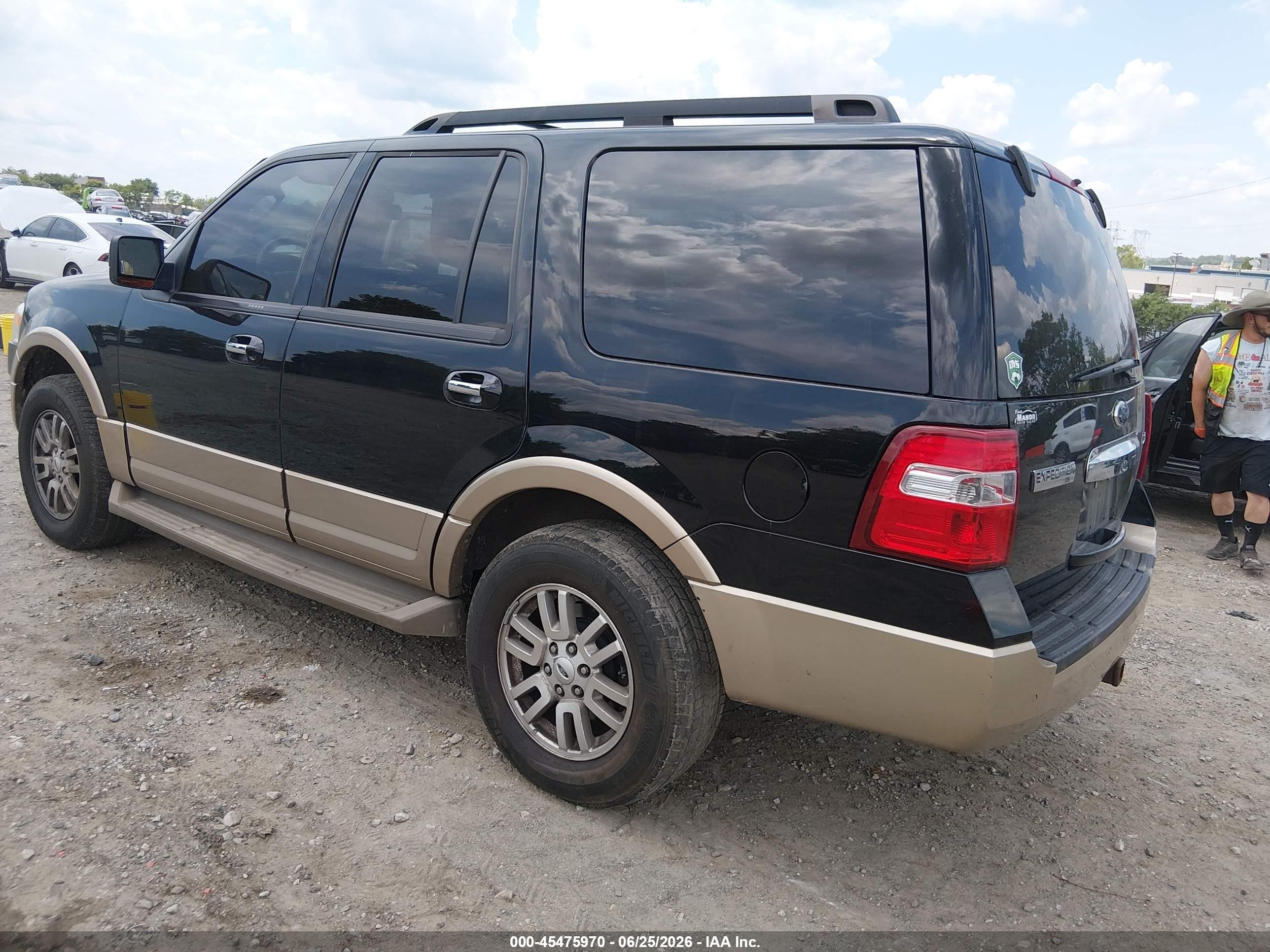 2011 Ford Expedition King Ranch/xlt Black vin: 1FMJU1J57BEF56977