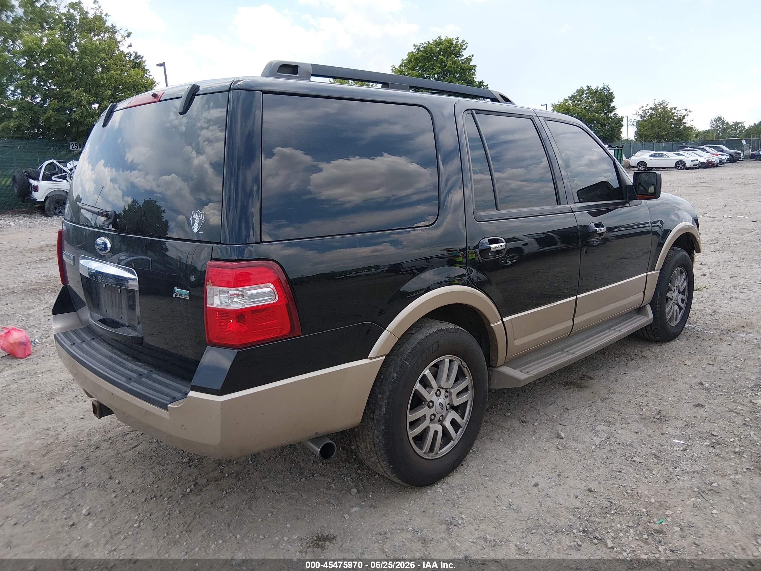2011 Ford Expedition King Ranch/xlt Black vin: 1FMJU1J57BEF56977