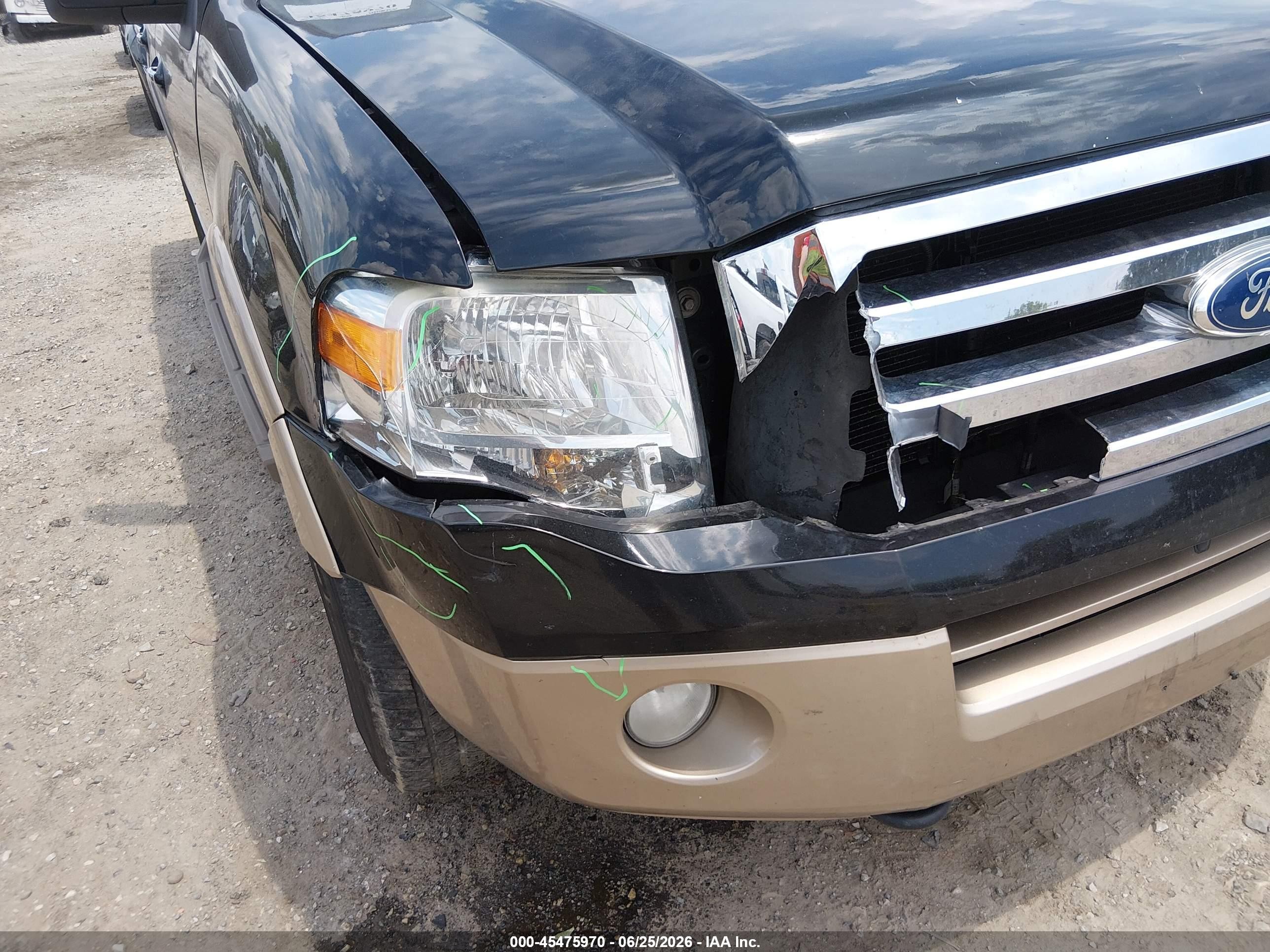 2011 Ford Expedition King Ranch/xlt Black vin: 1FMJU1J57BEF56977