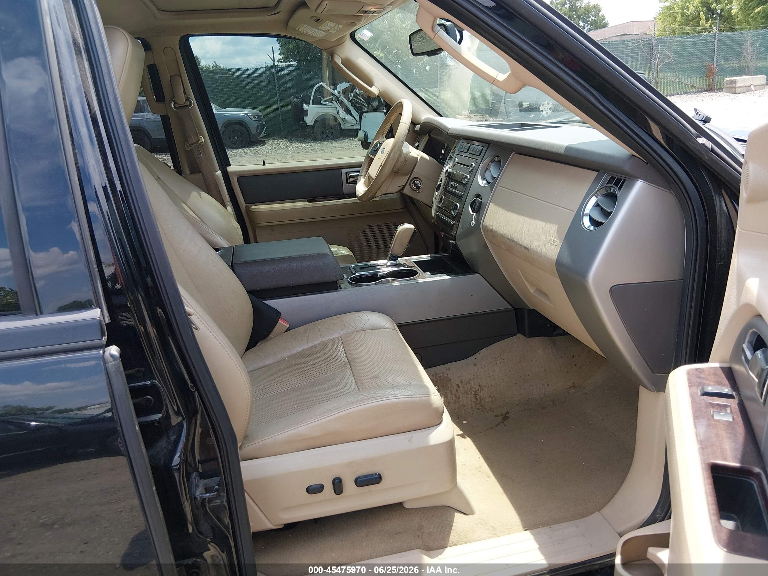 2011 Ford Expedition King Ranch/xlt Black vin: 1FMJU1J57BEF56977