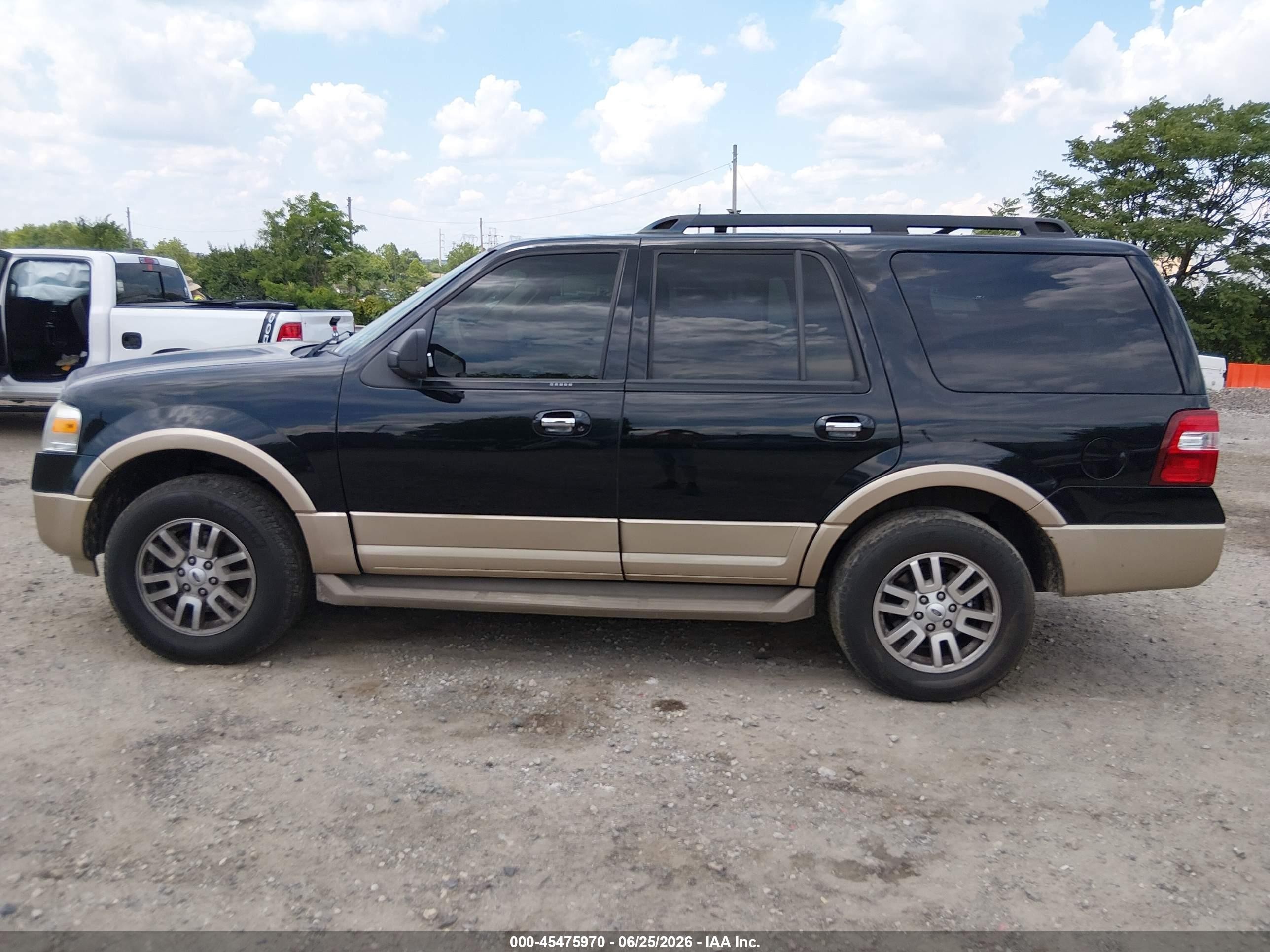 2011 Ford Expedition King Ranch/xlt Black vin: 1FMJU1J57BEF56977