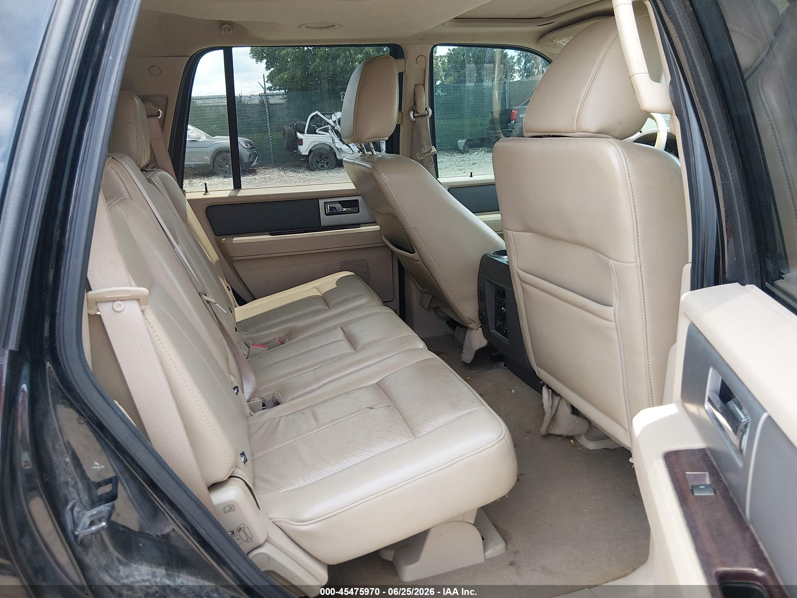 2011 Ford Expedition King Ranch/xlt Black vin: 1FMJU1J57BEF56977