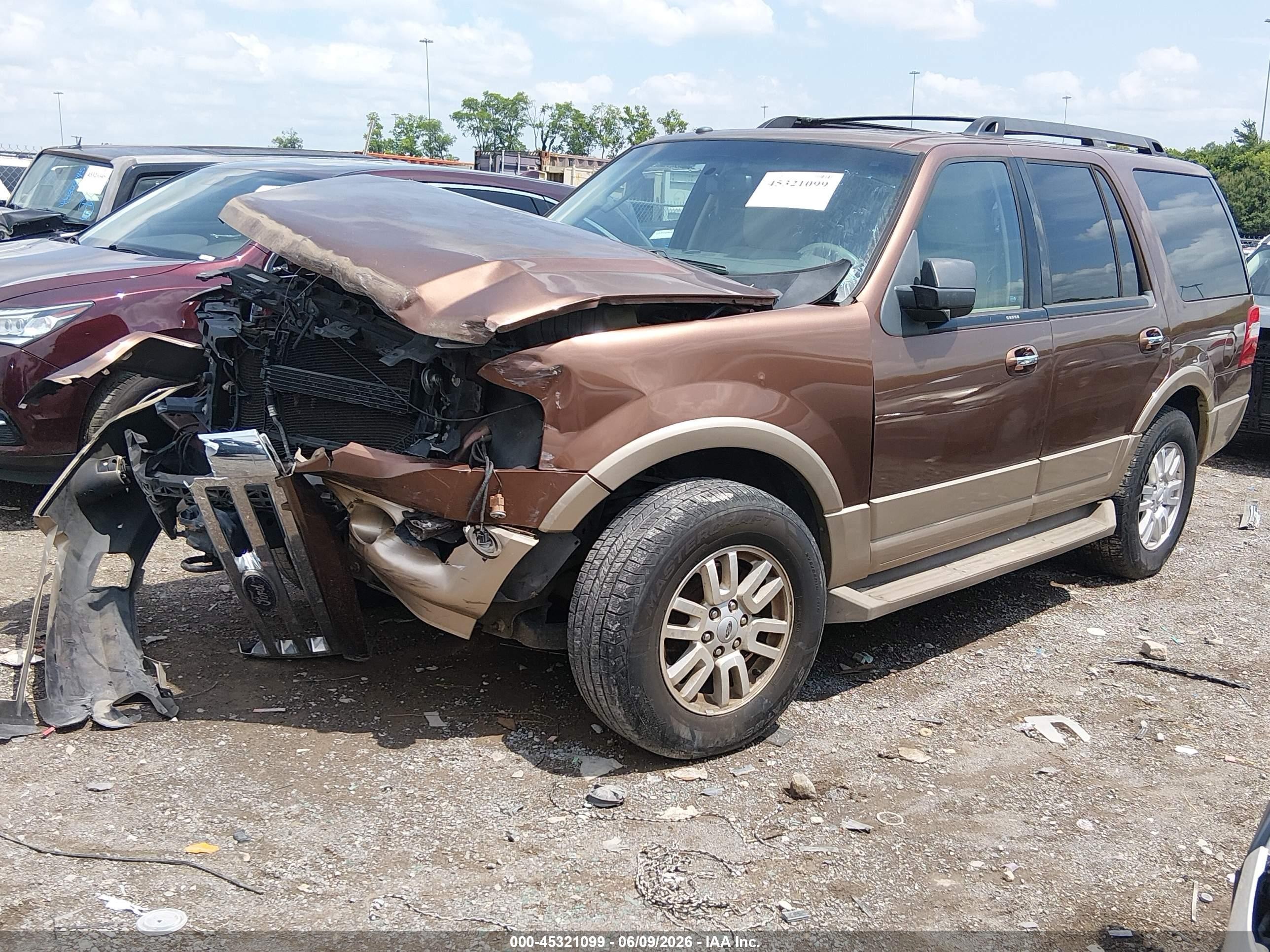 2012 Ford Expedition Xlt Brown vin: 1FMJU1J57CEF49061