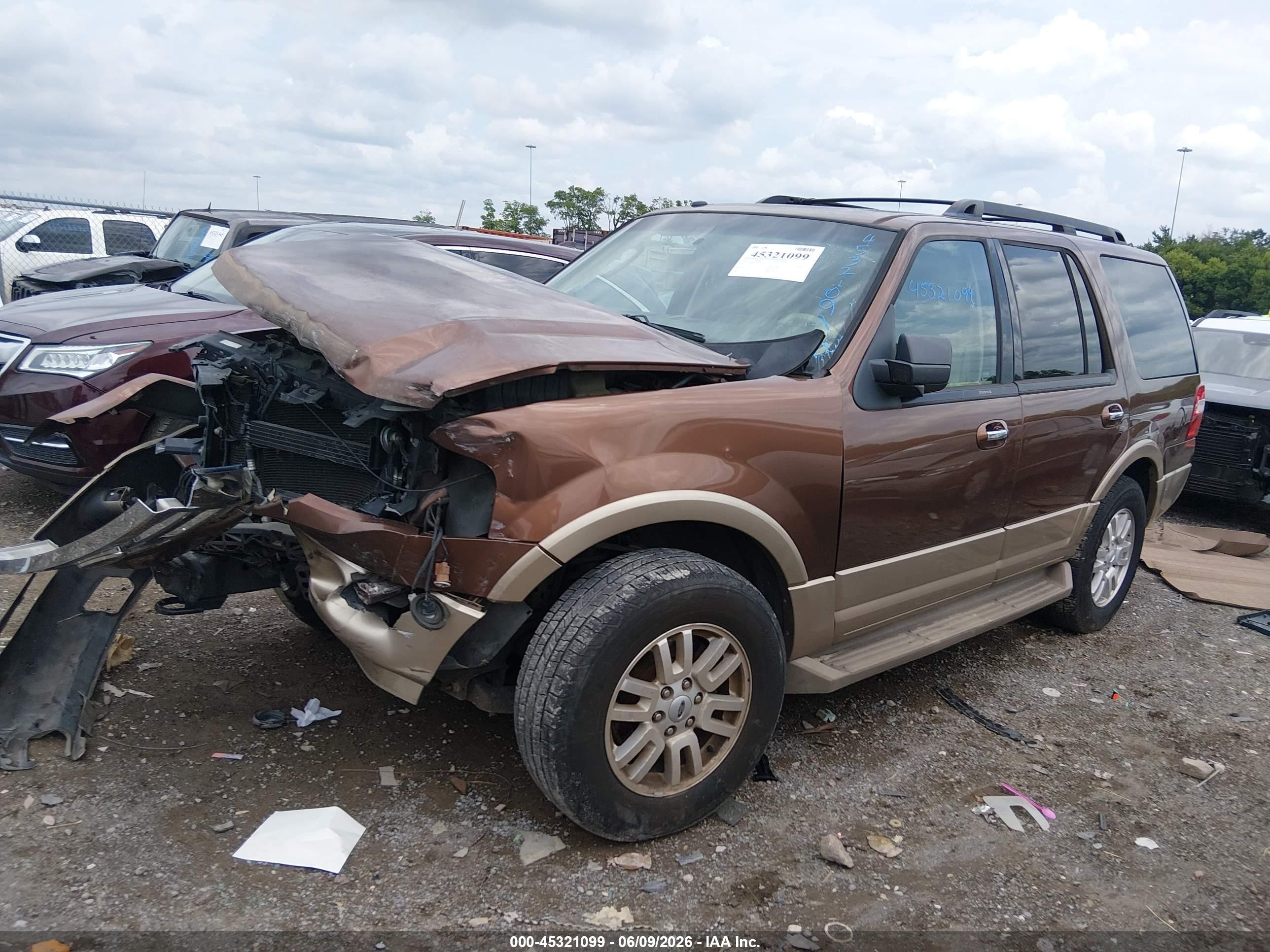 2012 Ford Expedition Xlt Brown vin: 1FMJU1J57CEF49061