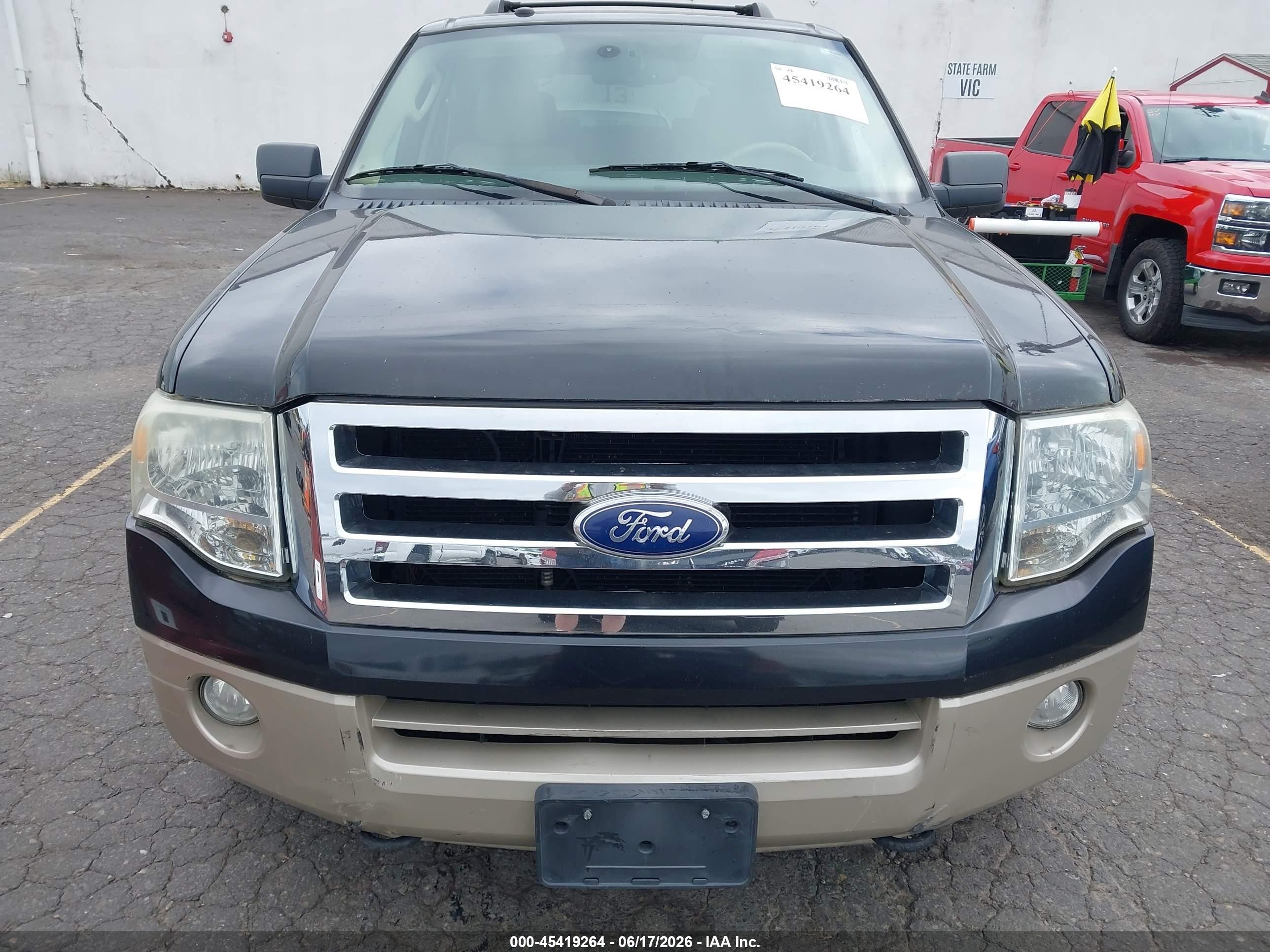2010 Ford Expedition Eddie Bauer/king Ranch Black vin: 1FMJU1J58AEB58207