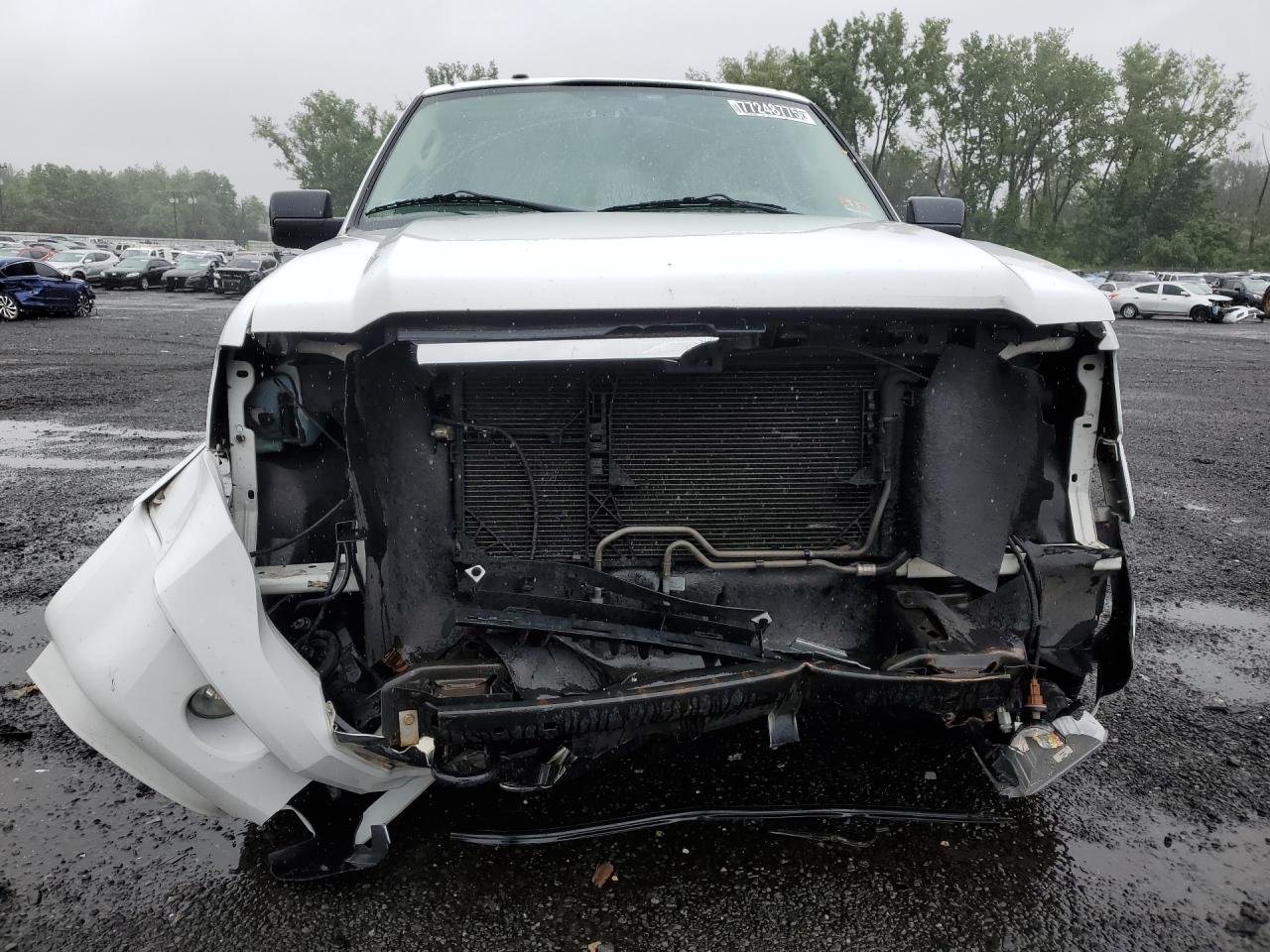 2011 Ford Expedition Xlt White vin: 1FMJU1J58BEF43932 Damage: Front Bumper Reinforcement, Bent, 4 To 5 Inches
