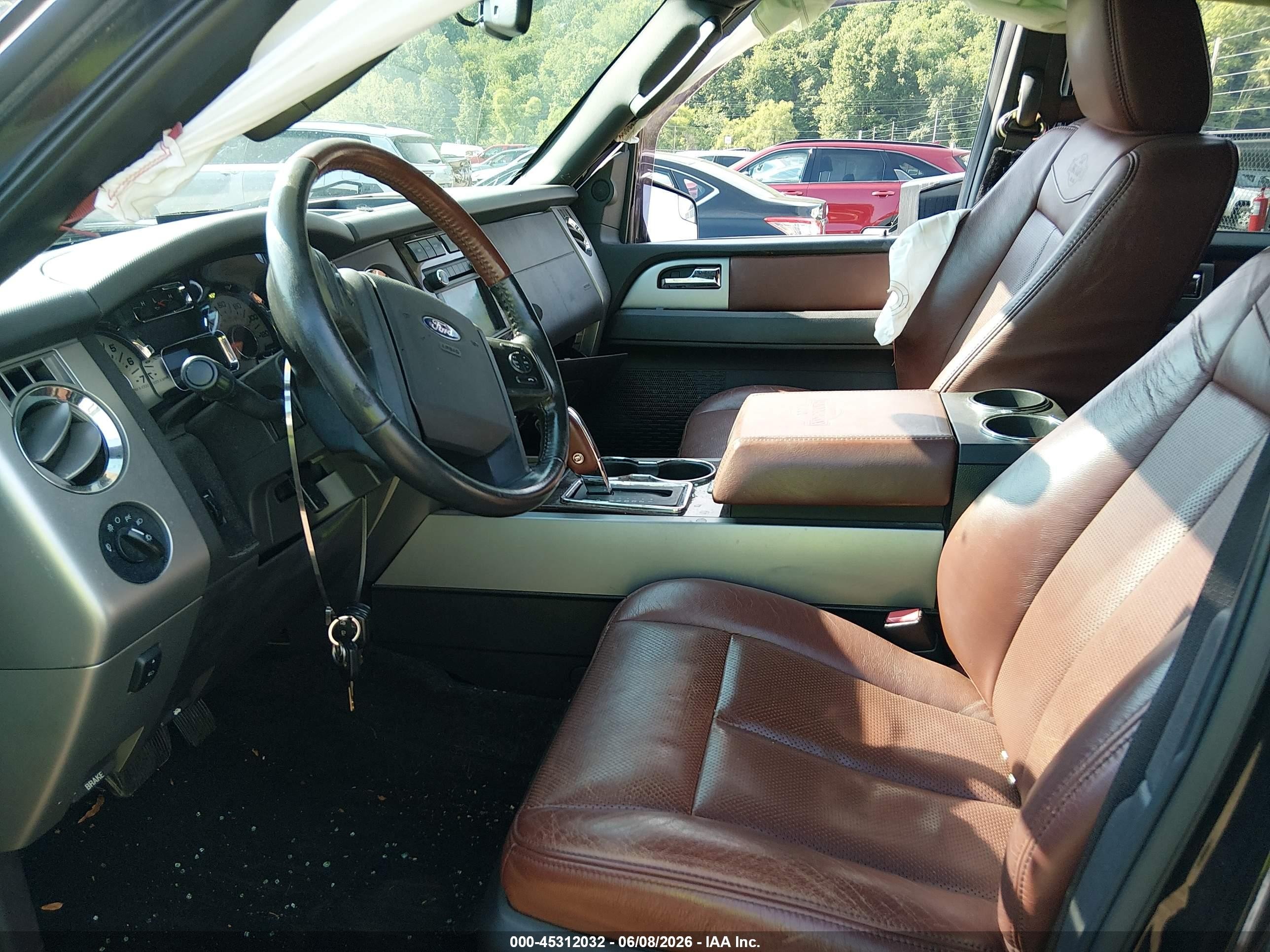 2014 Ford Expedition King Ranch Black vin: 1FMJU1J58EEF01300