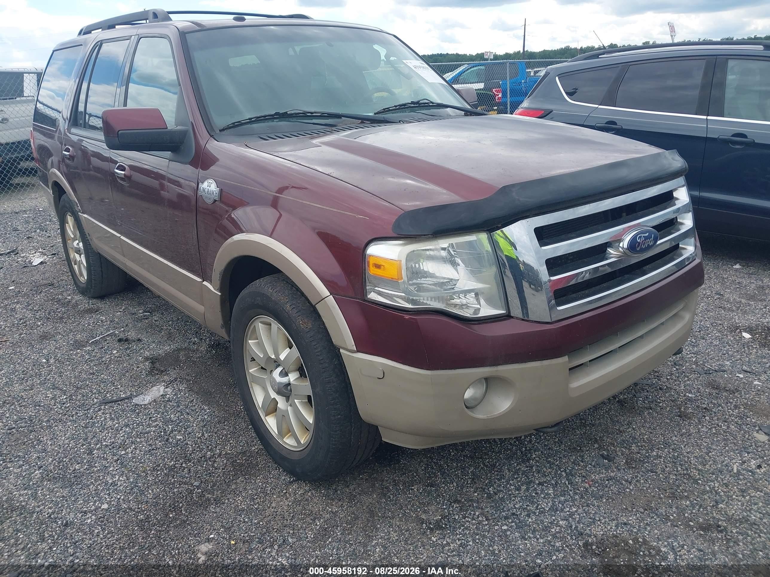 2011 Ford Expedition King Ranch Burgundy vin: 1FMJU1J5XBEF27599
